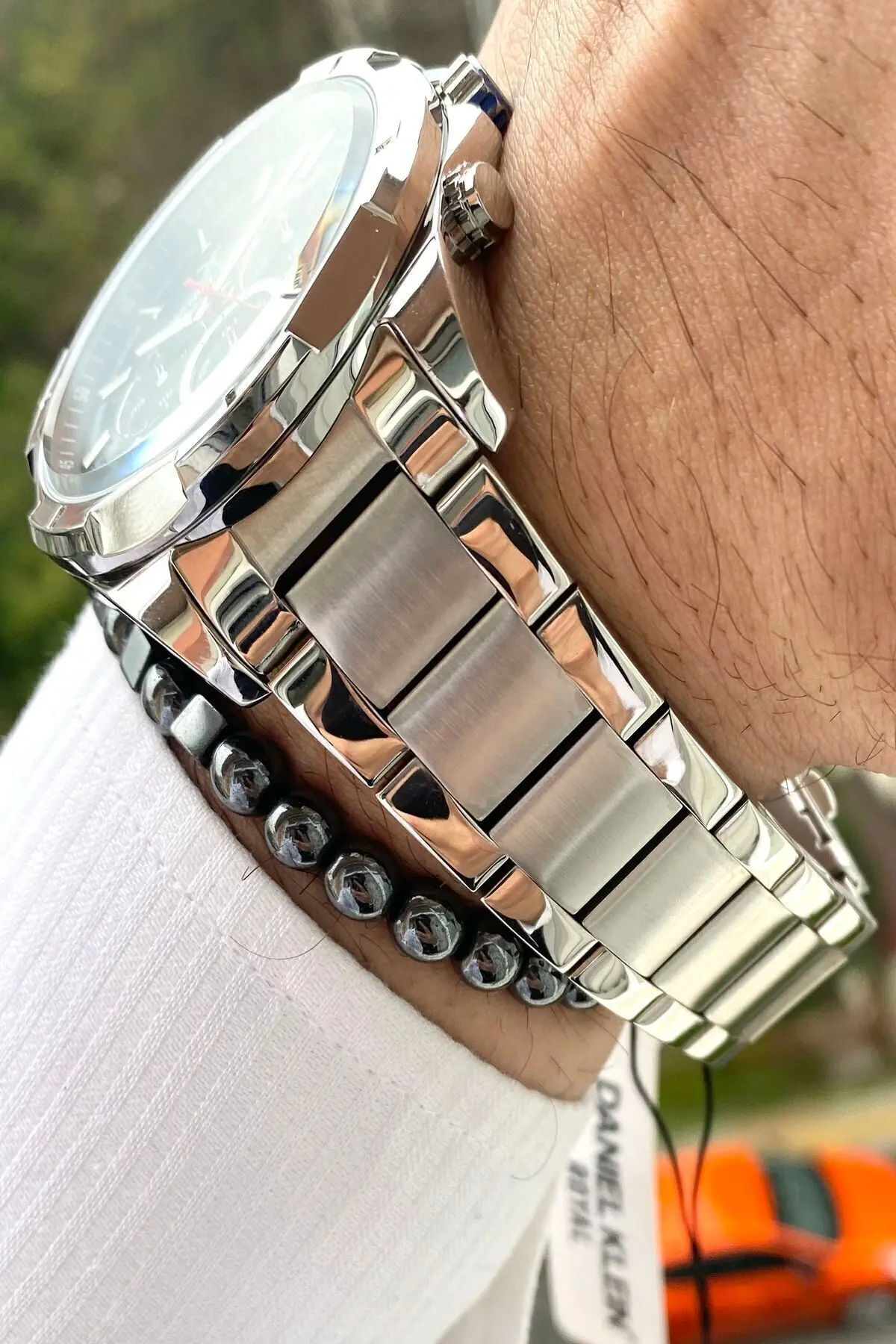 Paslanmaz Çelik Kordon Erkek Kol Saati+3 atm Su Geçirmez 2 Yıl Garantili