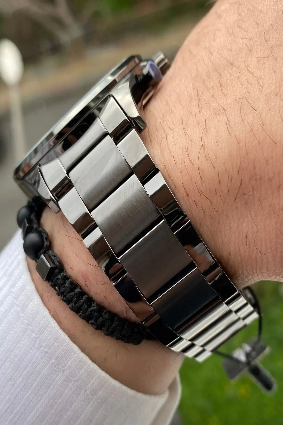 Paslanmaz Çelik Kordon Erkek Kol Saati+3atm Su Geçirmez