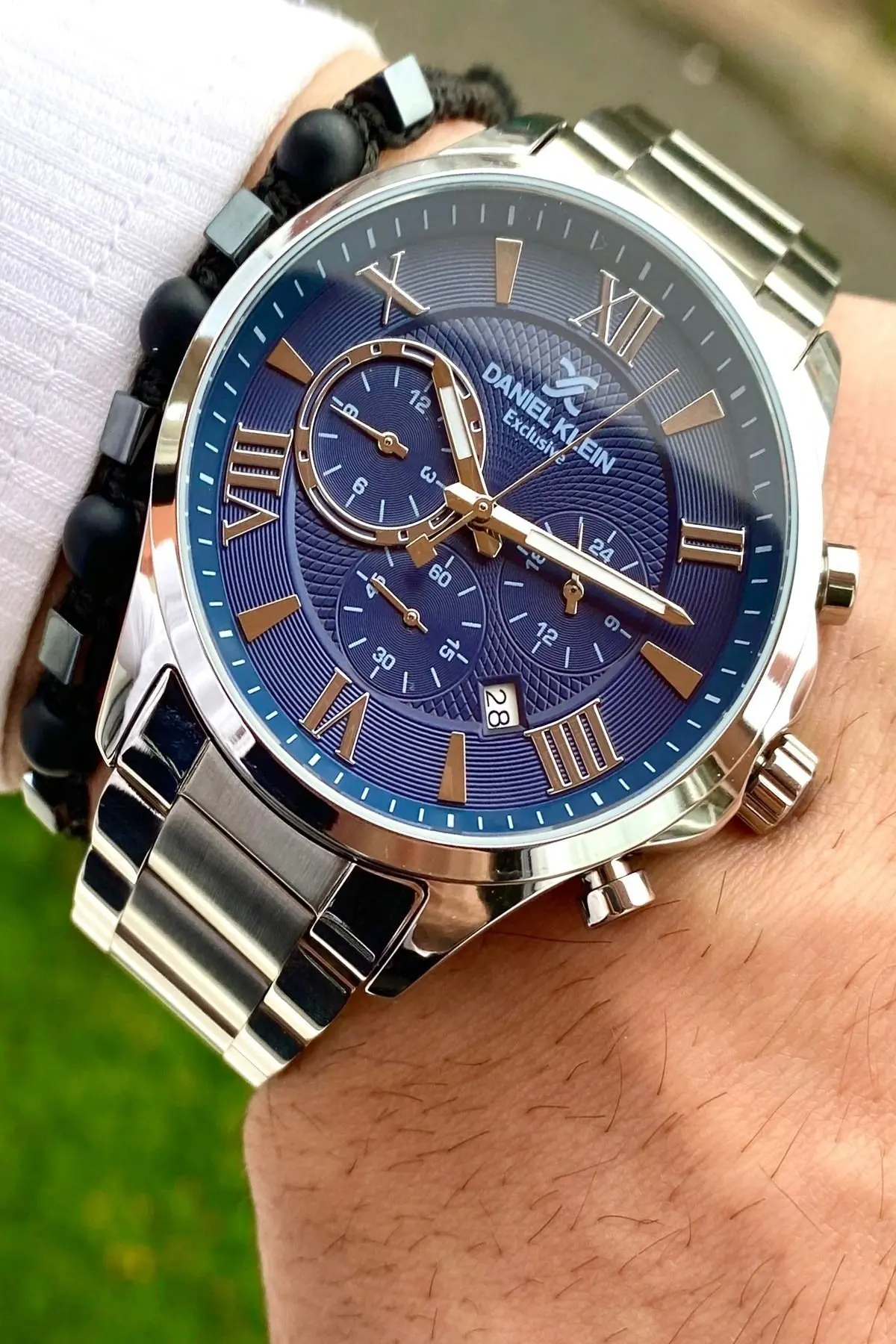 Paslanmaz Çelik Kordon Erkek Kol Saati+3atm Su Geçirmez