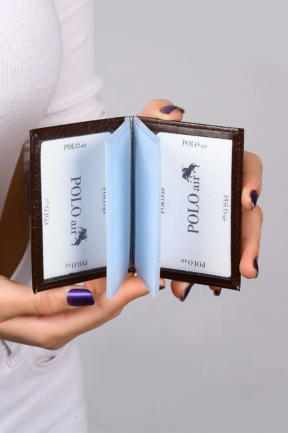 Kutulu Klasik Erkek Cüzdan Kemer Kartlık Parfüm Seti Kahverengi