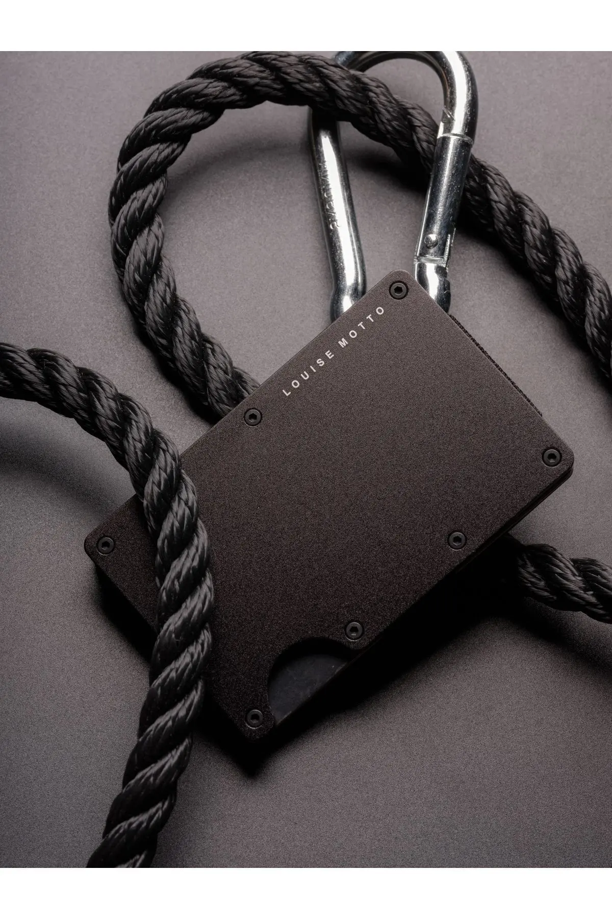 Cardx - Burano Strap - Yeni Nesil Minimalist Cüzdan, Kartlık Premium Malzeme, Rfıd Korumalı (SİYAH)