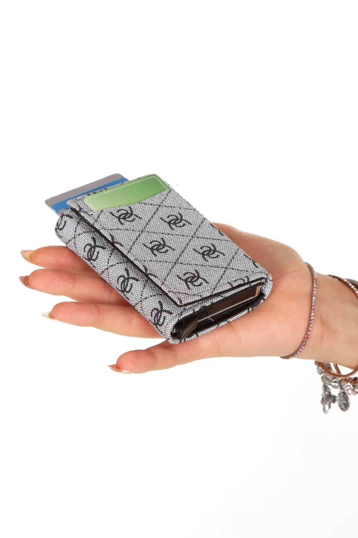 Unisex Rio Mekanizmalı Otomatik Kızaklı Kartlık Cüzdan