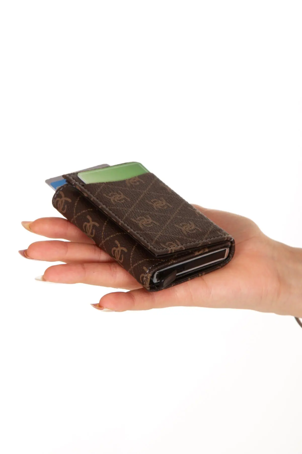 Adelina Unisex Rio Mekanizmalı Otomatik Kızaklı Kartlık Cüzdan