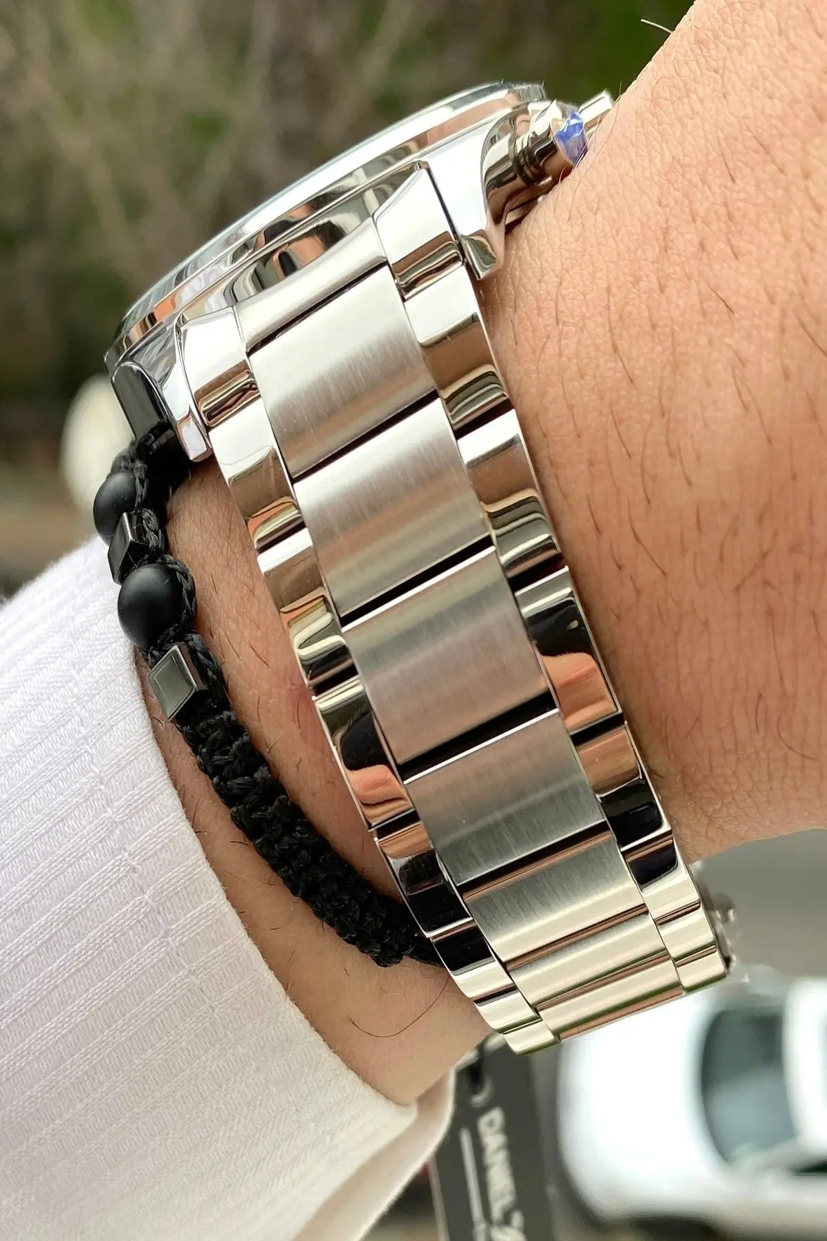 Paslanmaz Çelik Kordon Erkek Kol Saati+3 Atm Su Geçirmez 2 Yıl Garantili