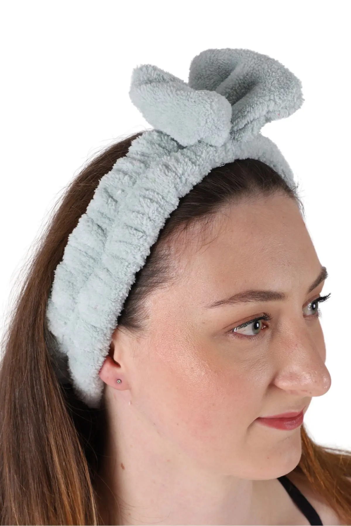 Soft Saç Bandı Ve Bileklik Makyaj Uygulama Seti Mint