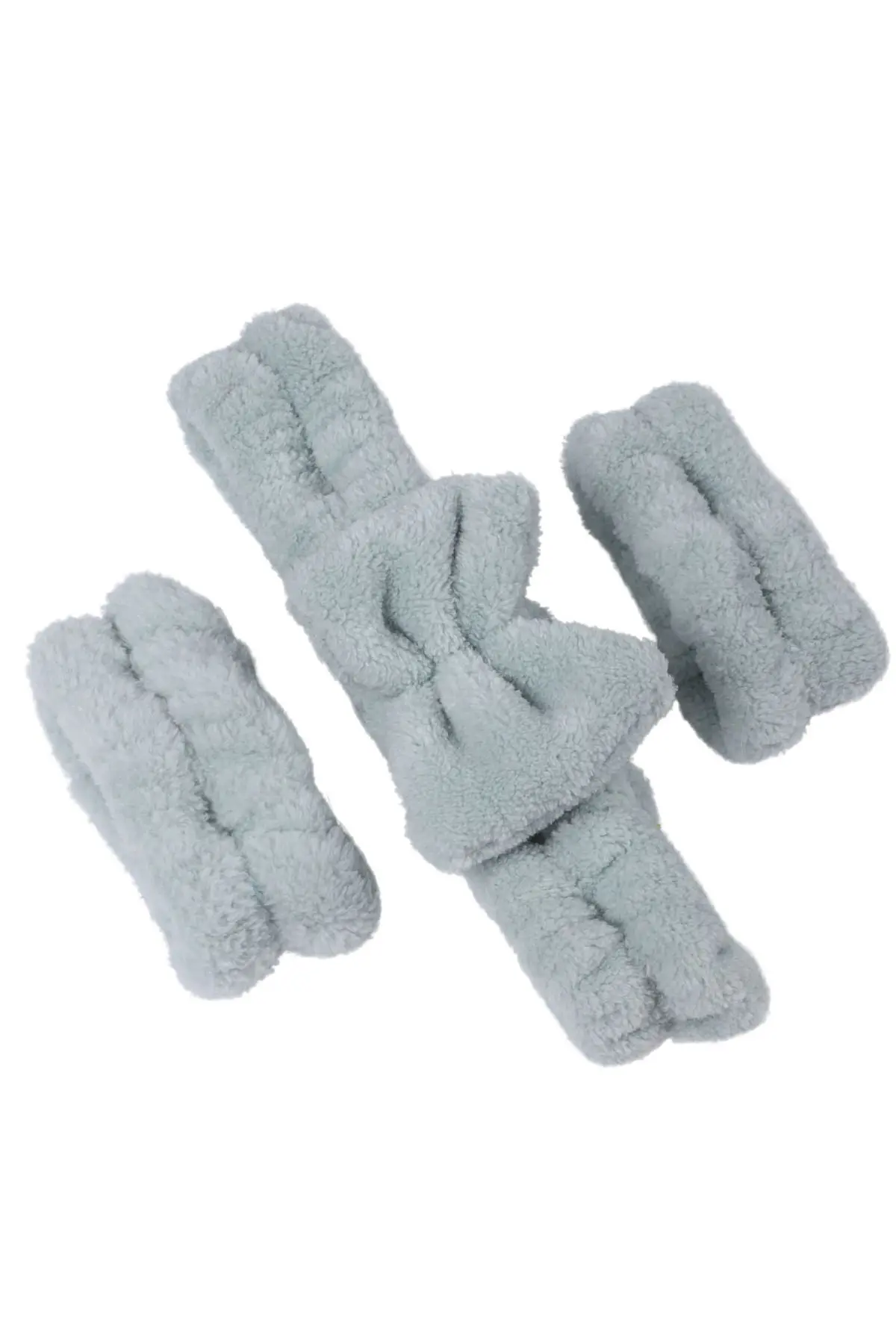 Soft Saç Bandı Ve Bileklik Makyaj Uygulama Seti Mint