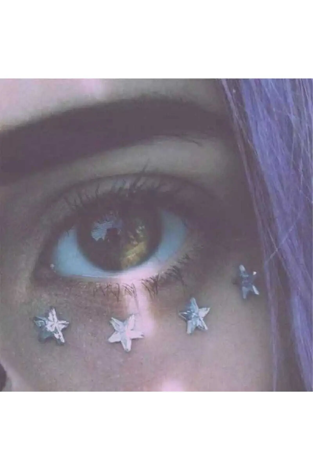 Vintage Yıldız Model 100 Adet Yüz Ve Vücut Taşı Sticker Taş