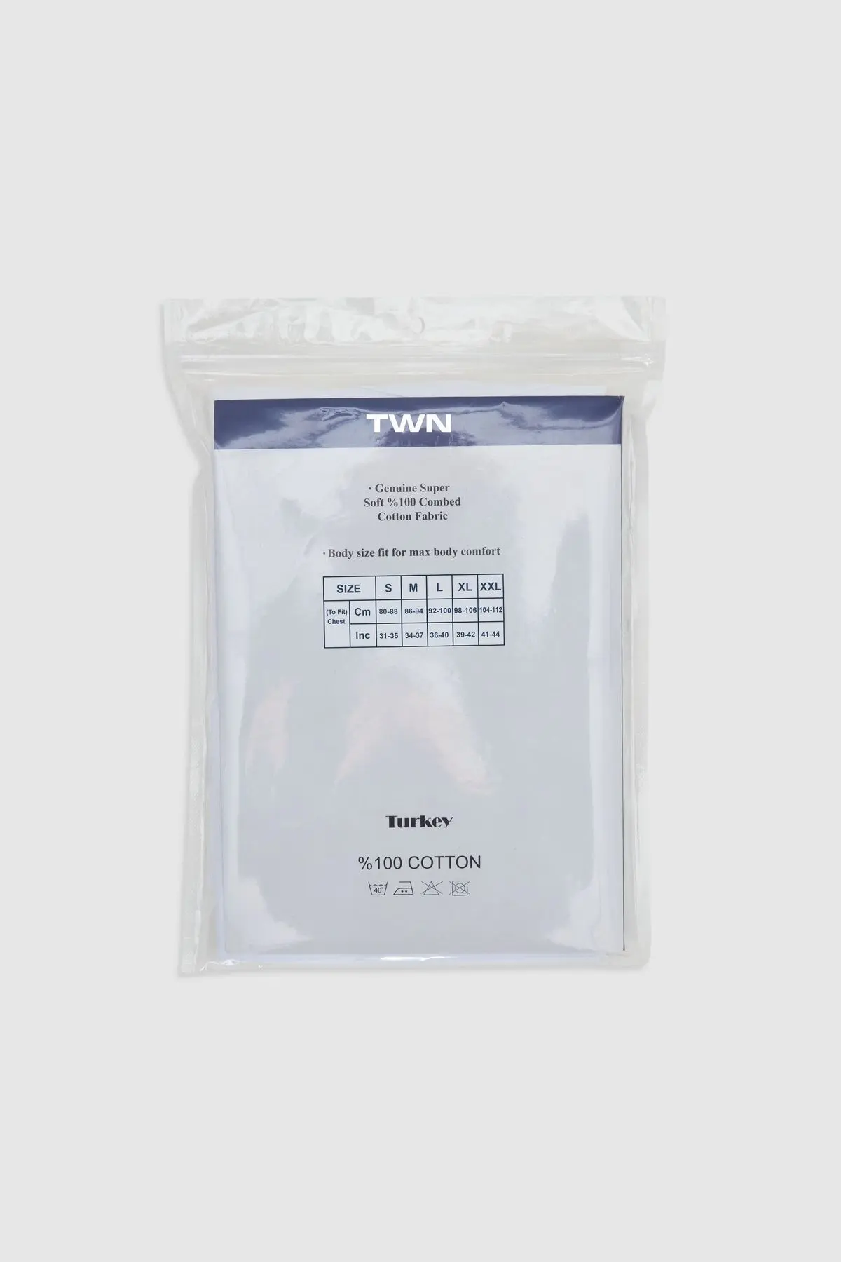 Twn Beyaz Standart Fit Nefes Alabilen Teri Emen %100 Pamuklu 2'li Atlet