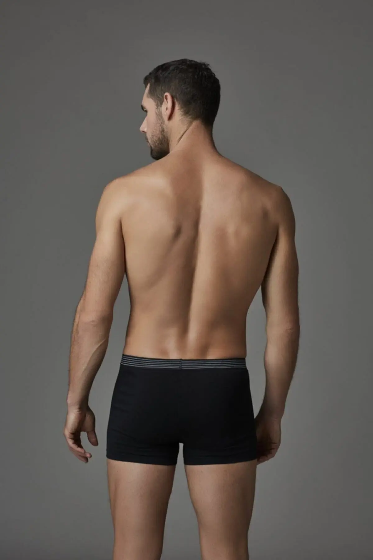 Siyah Compact Penye Boxer