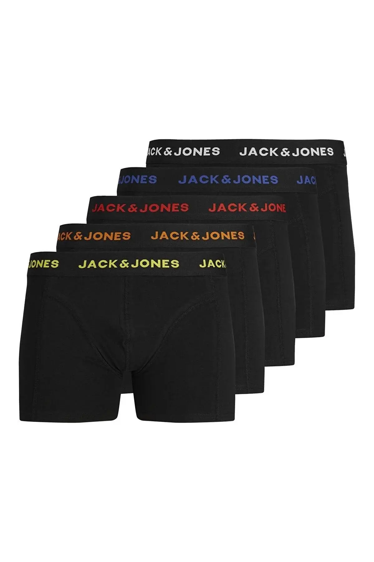 Jack & Jones Erkek Siyah 5'li Boxer Paketi