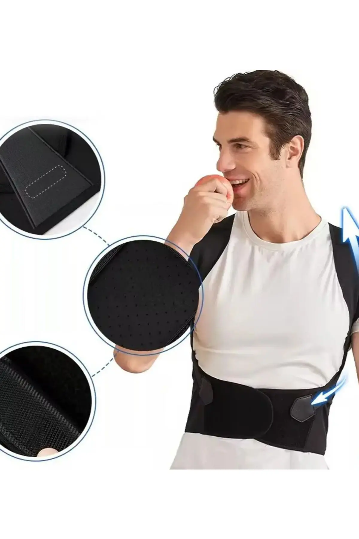 Hyfix Model Dik Duruş Ve Kamburluk Giderici Medikal Sırt-Bel Korsesi Kadın Erkek Kullanıma Uygun