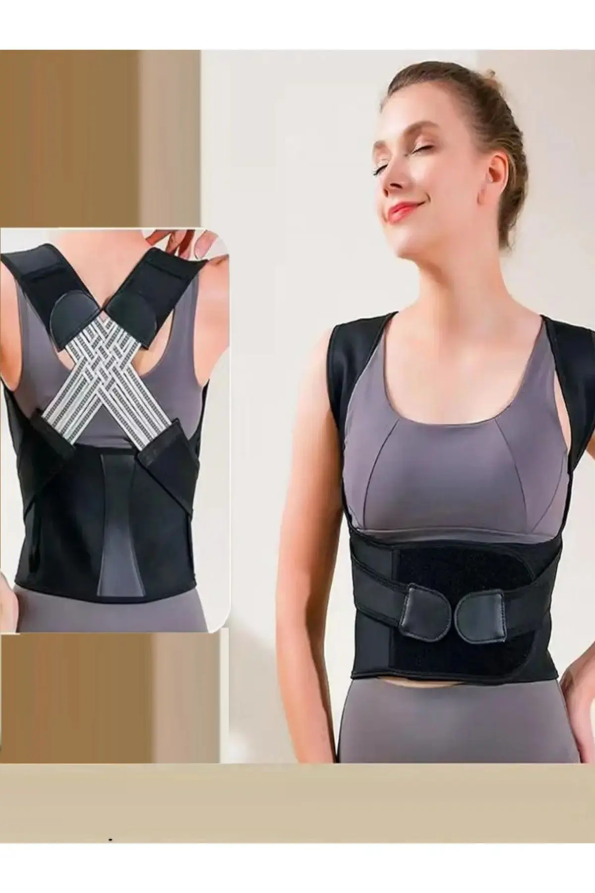 Hyfix Model Dik Duruş Ve Kamburluk Giderici Medikal Sırt-Bel Korsesi Kadın Erkek Kullanıma Uygun