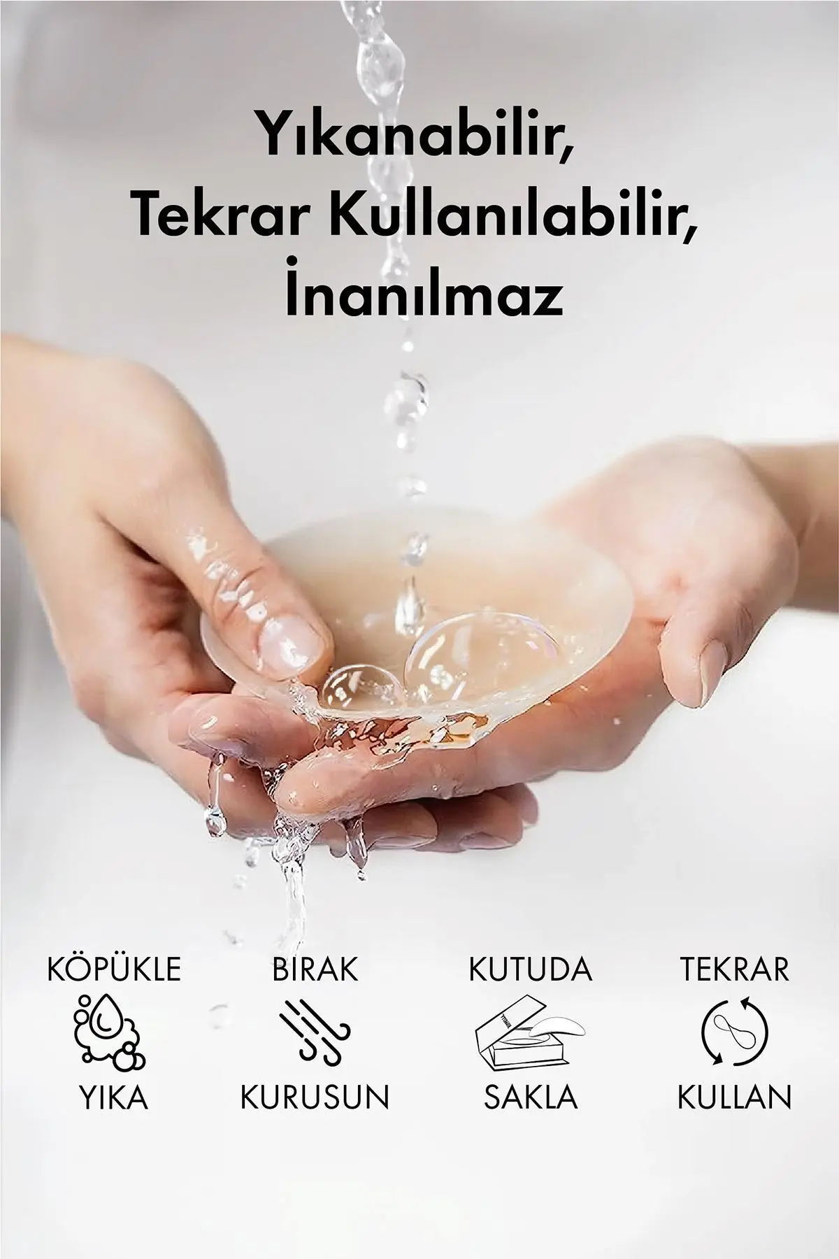 Silikon Meme Ucu Kapatıcı | Çok Kullanımlı, Denize Girilebilen, Yapışkanlı Silikon Meme Ucu Kapatıcı