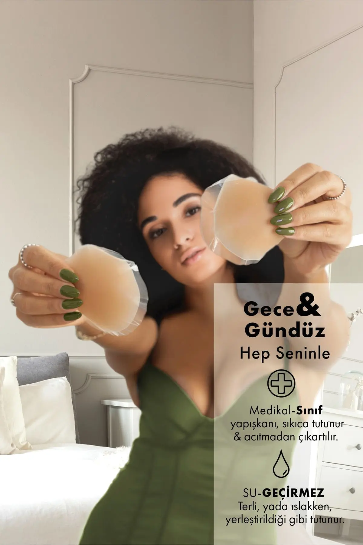 Silikon Meme Ucu Kapatıcı | Çok Kullanımlı, Denize Girilebilen, Yapışkanlı Silikon Meme Ucu Kapatıcı