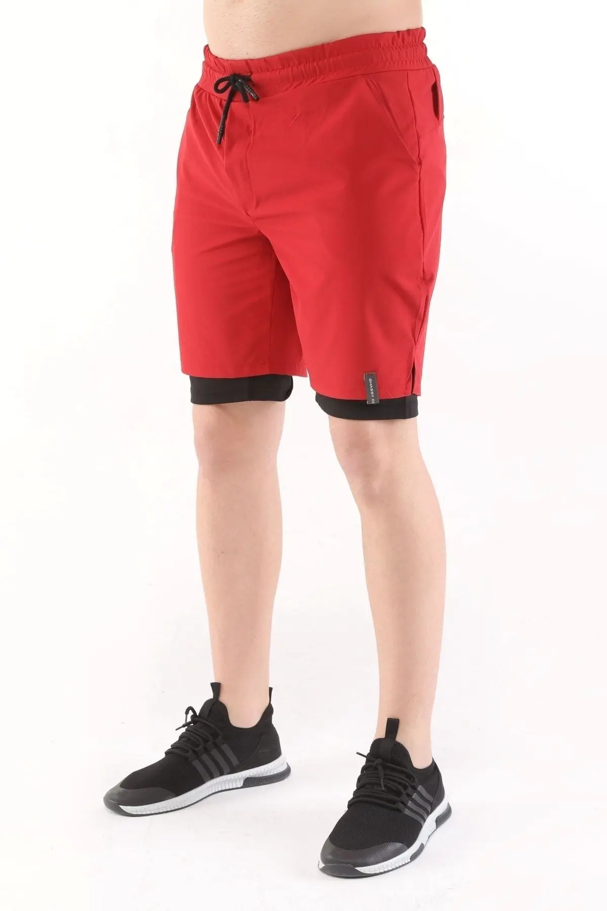 Erkek Running Hızlı Kuruma Micropoly Antrenman Halısaha Fitness Kısa Taytlı Outdoor Şort