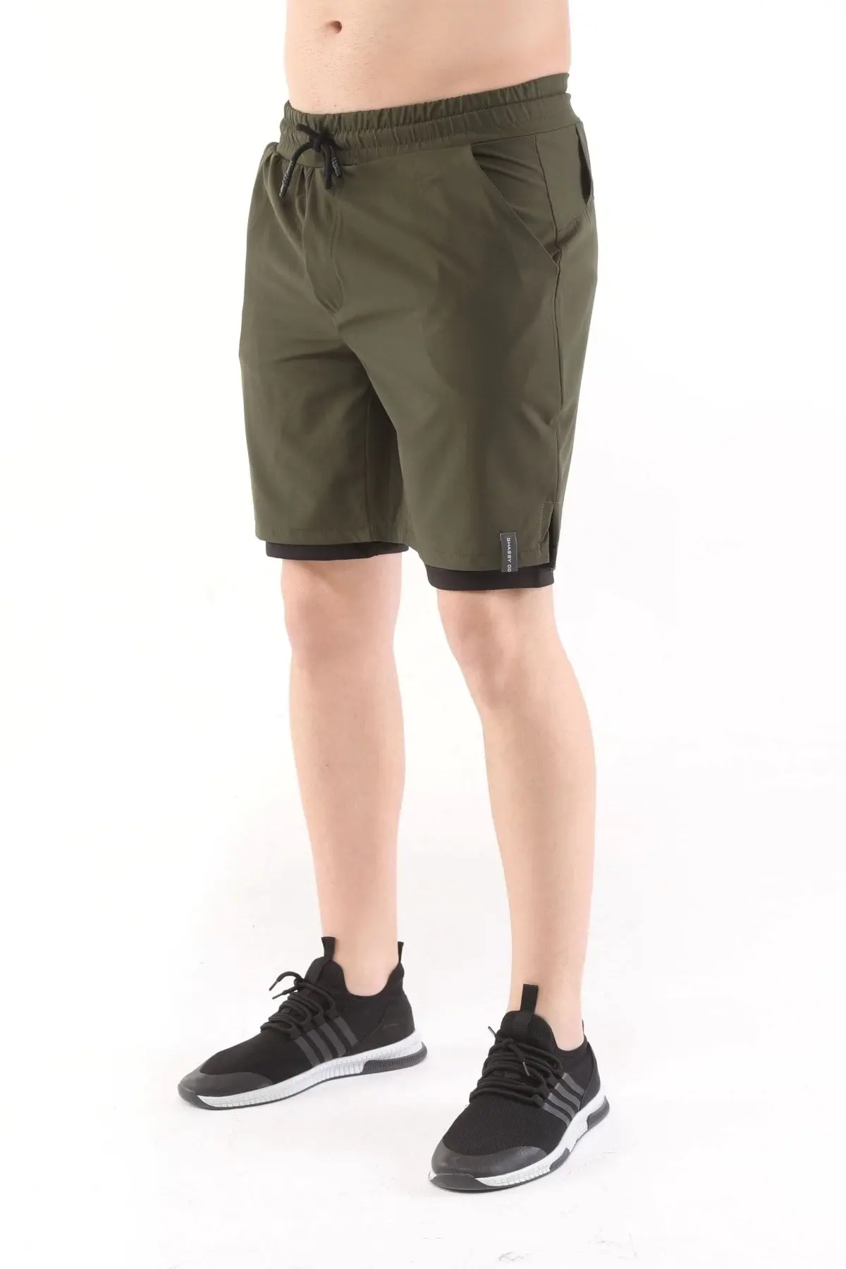Erkek Running Hızlı Kuruma Micropoly Antrenman Halısaha Fitness Kısa Taytlı Outdoor Şort