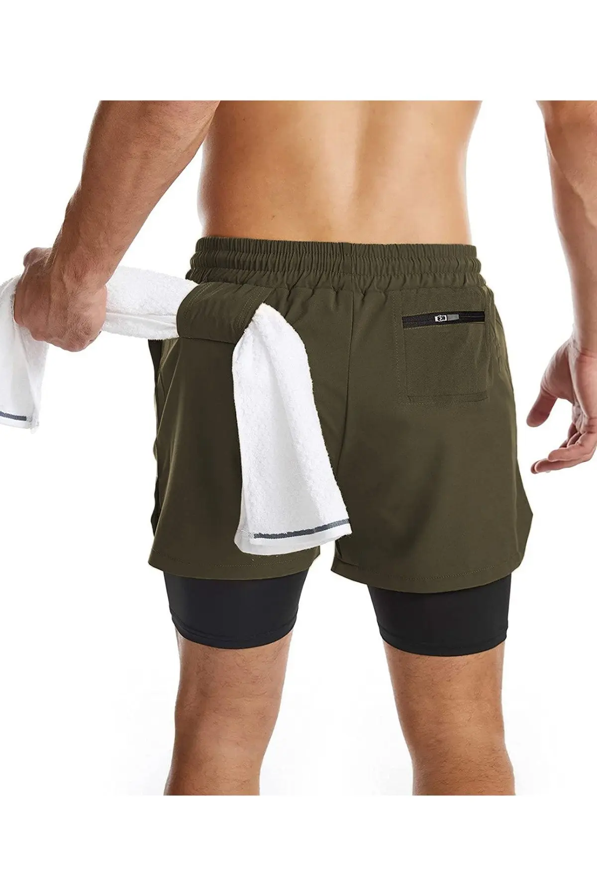 Erkek Running Hızlı Kuruma Micropoly Antrenman Halısaha Fitness Kısa Taytlı Outdoor Şort