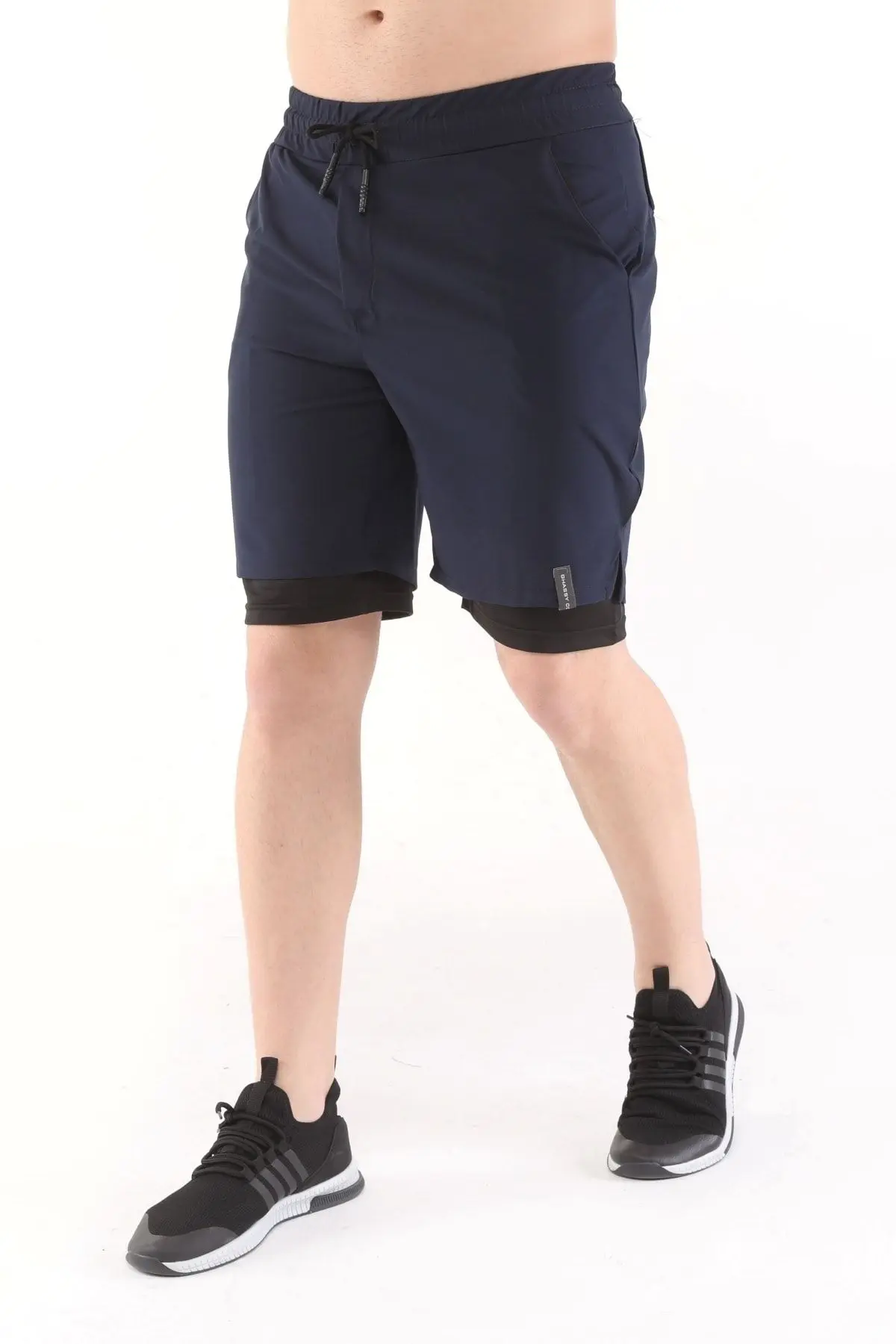 Erkek Running Hızlı Kuruma Micropoly Antrenman Halısaha Fitness Kısa Taytlı Outdoor Şort