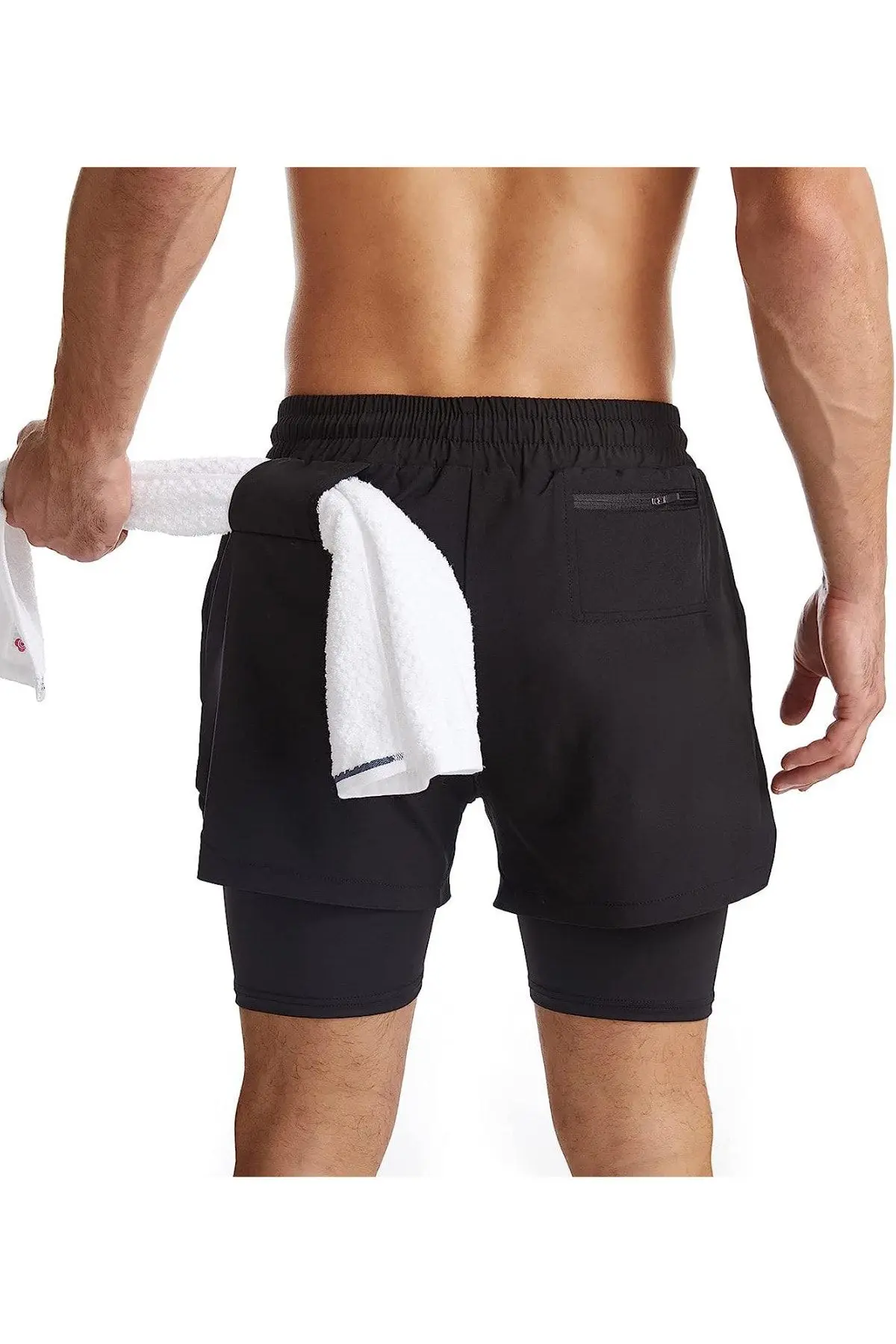 Erkek Running Hızlı Kuruma Micropoly Antrenman Halısaha Fitness Kısa Taytlı Outdoor Şort