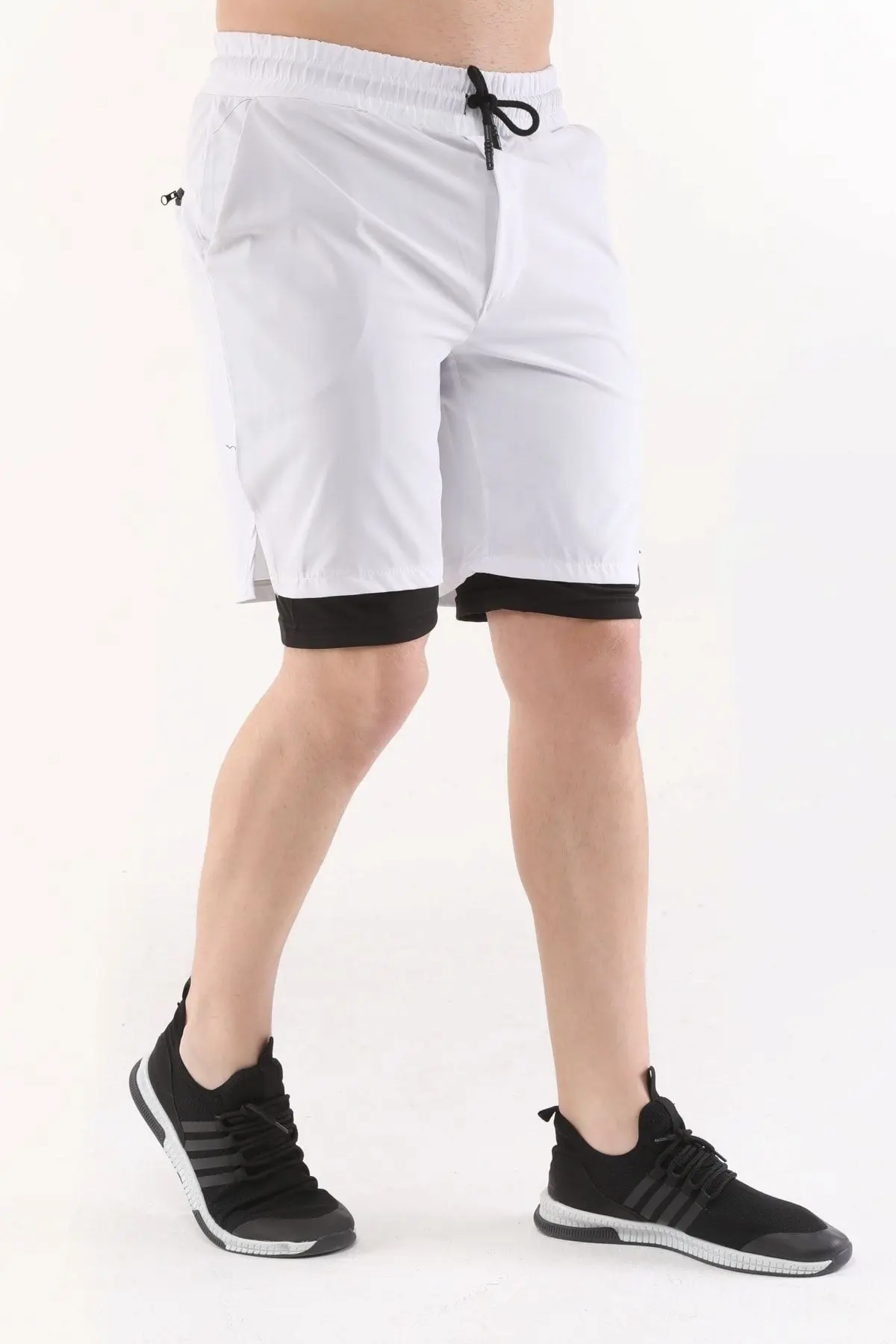 Erkek Running Hızlı Kuruma Micropoly Antrenman Halısaha Fitness Kısa Taytlı Outdoor Şort