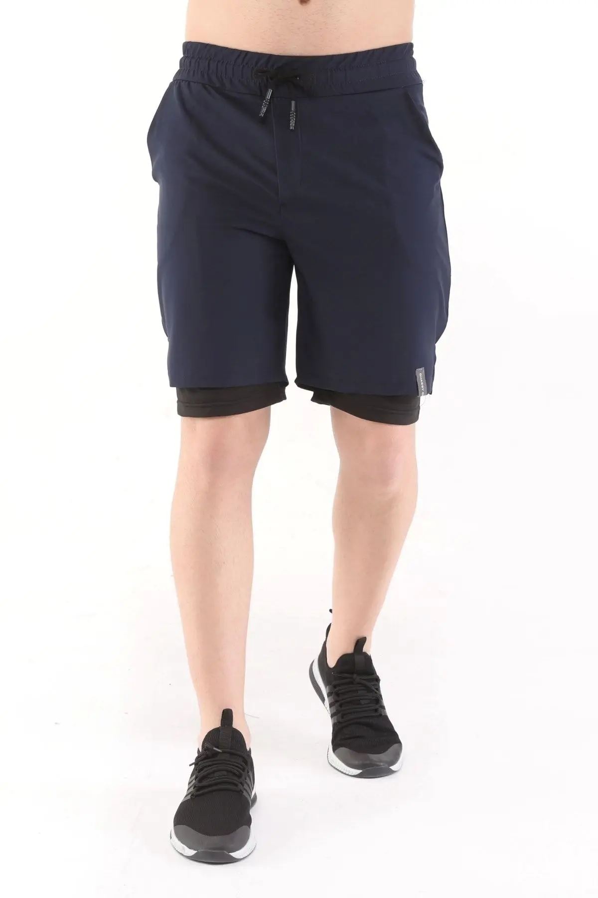 Erkek Running Hızlı Kuruma Micropoly Antrenman Halısaha Fitness Kısa Taytlı Outdoor Şort