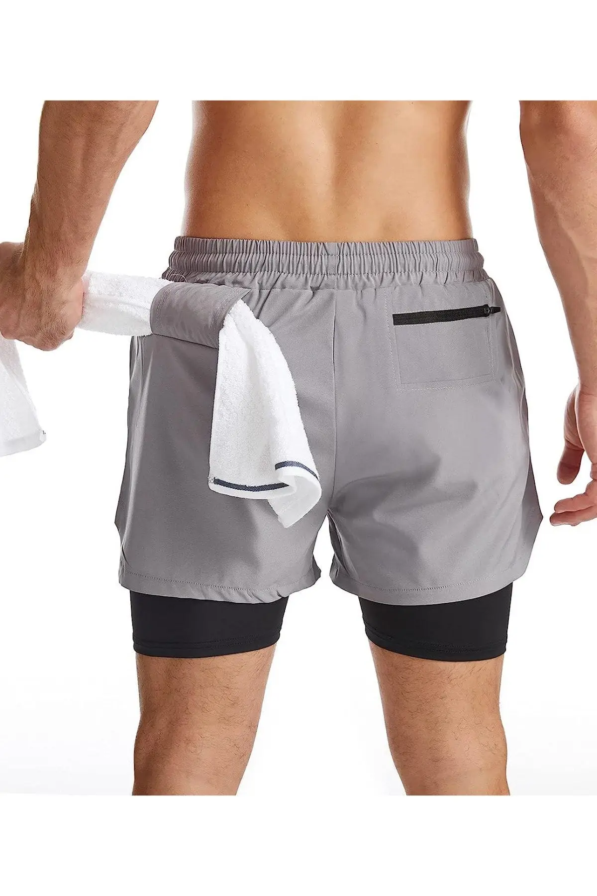 Erkek Running Hızlı Kuruma Micropoly Antrenman Halısaha Fitness Kısa Taytlı Outdoor Şort