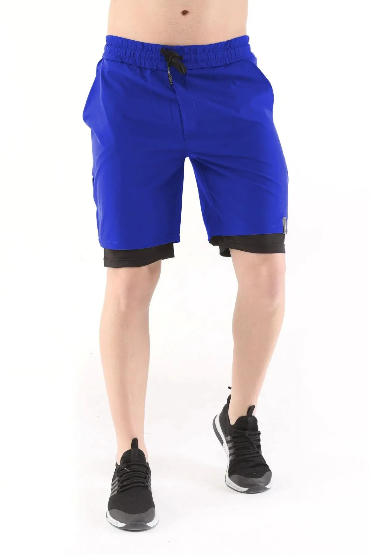 Ghassy Co. Erkek Running Hızlı Kuruma Micropoly Antrenman Halısaha Fitness Kısa Taytlı Outdoor Şort