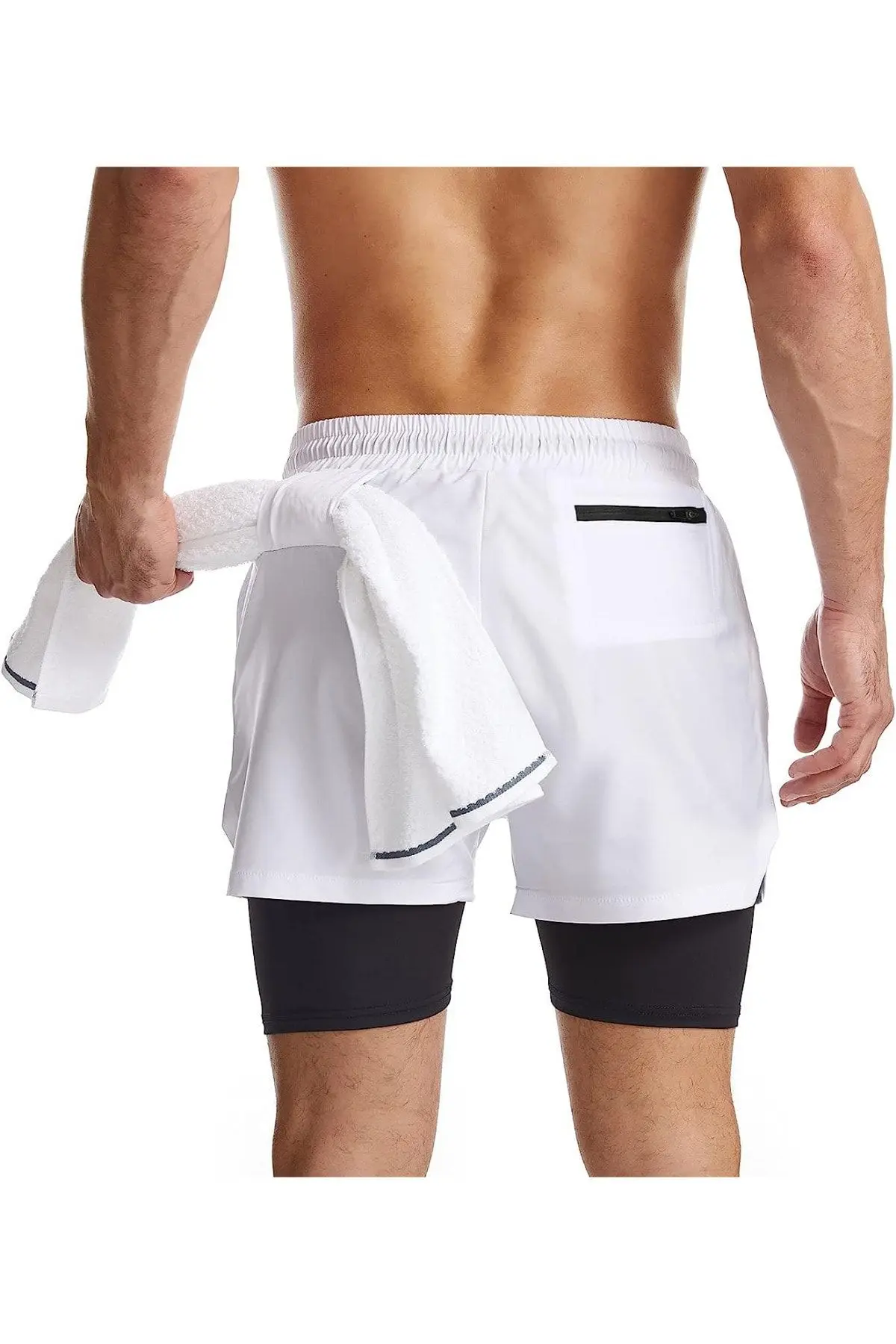 Erkek Running Hızlı Kuruma Micropoly Antrenman Halısaha Fitness Kısa Taytlı Outdoor Şort