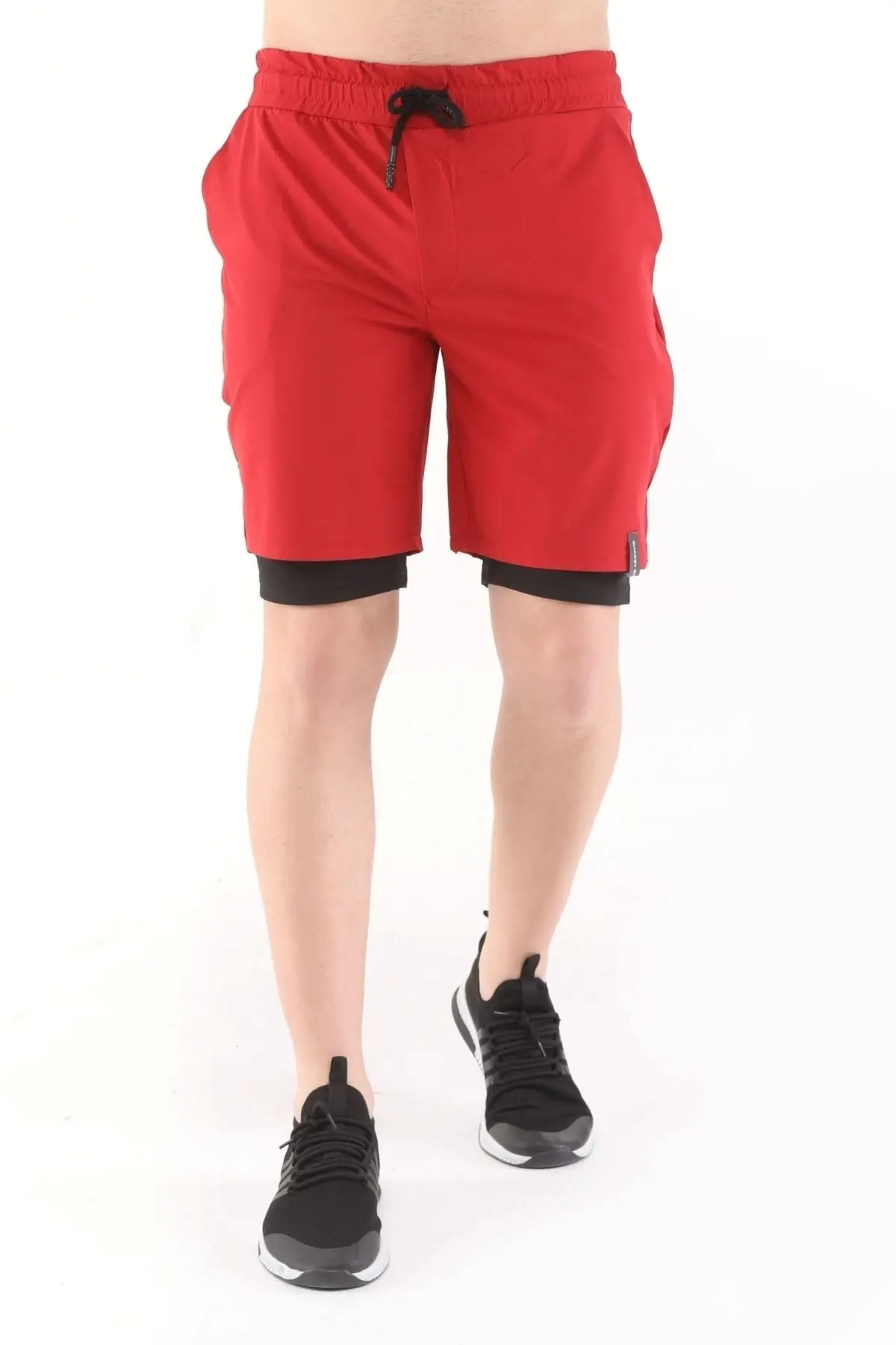 Erkek Running Hızlı Kuruma Micropoly Antrenman Halısaha Fitness Kısa Taytlı Outdoor Şort