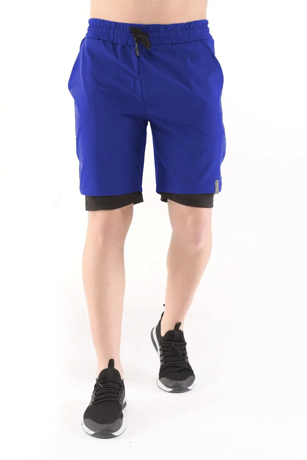 Ghassy Co. Erkek Running Hızlı Kuruma Micropoly Antrenman Halısaha Fitness Kısa Taytlı Outdoor Şort