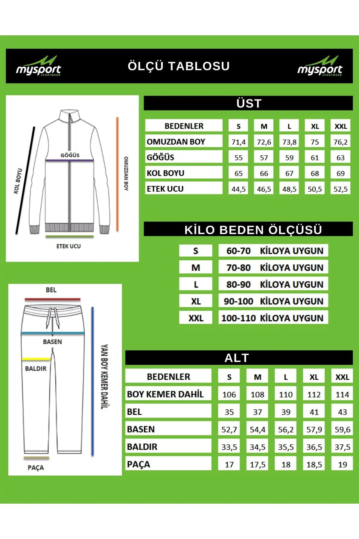 201707 Erkek Büyük Beden Eşofman Takım