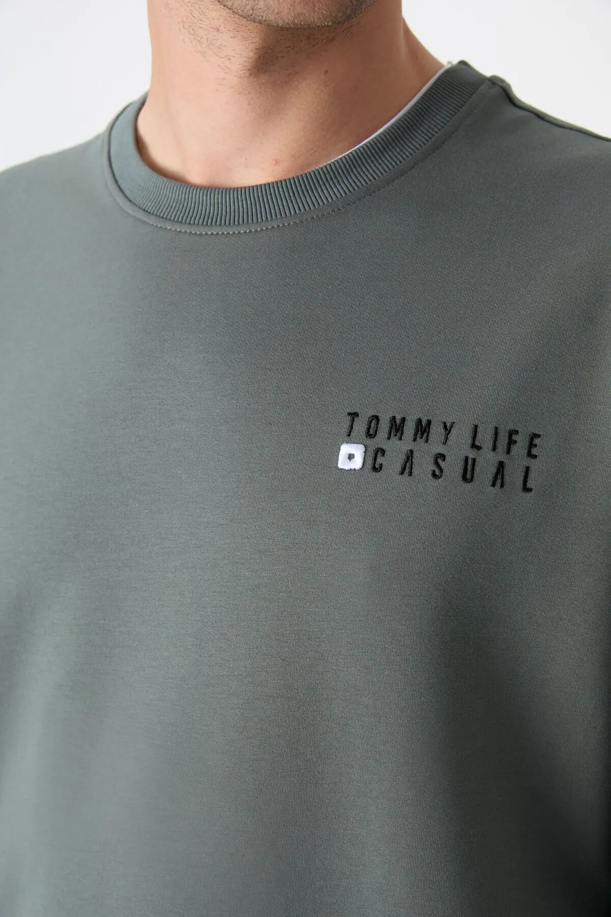 Çağla Casual O Yaka Lastik Paça Erkek Oversize Eşofman Takımı - 85120