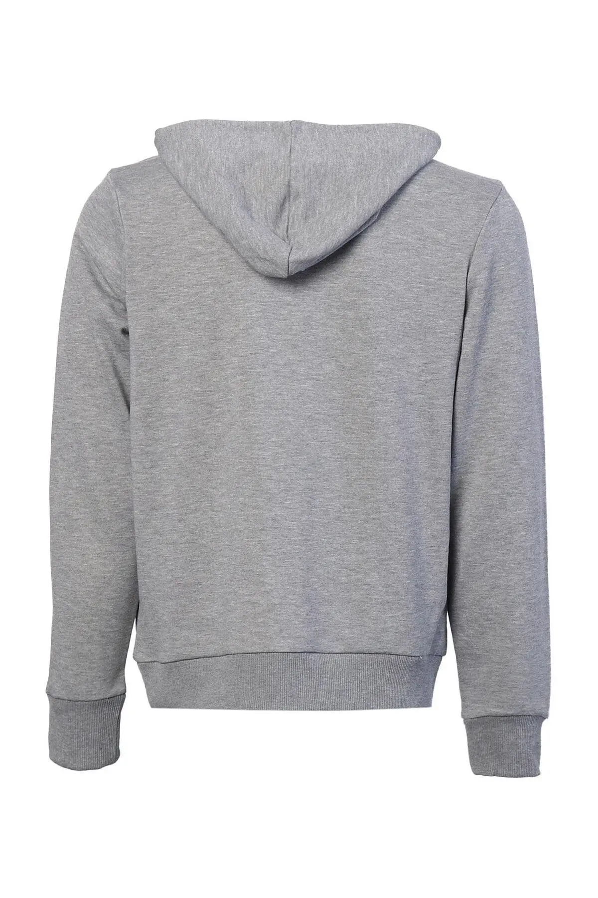 Arus - Erkek Gri Kapüşonlu Sweatshirt