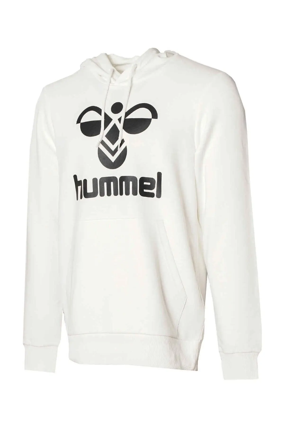 hummel Arus - Erkek Beyaz Kapüşonlu Sweatshirt