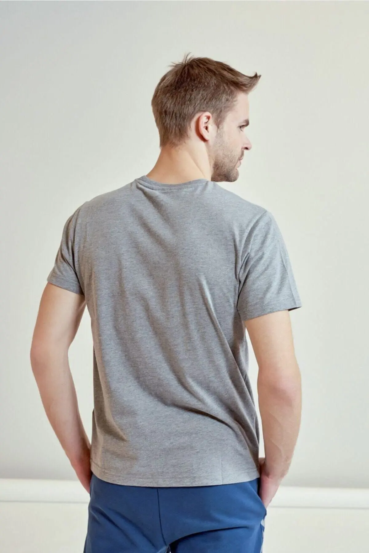 Kevins - Gri Erkek T-Shirt