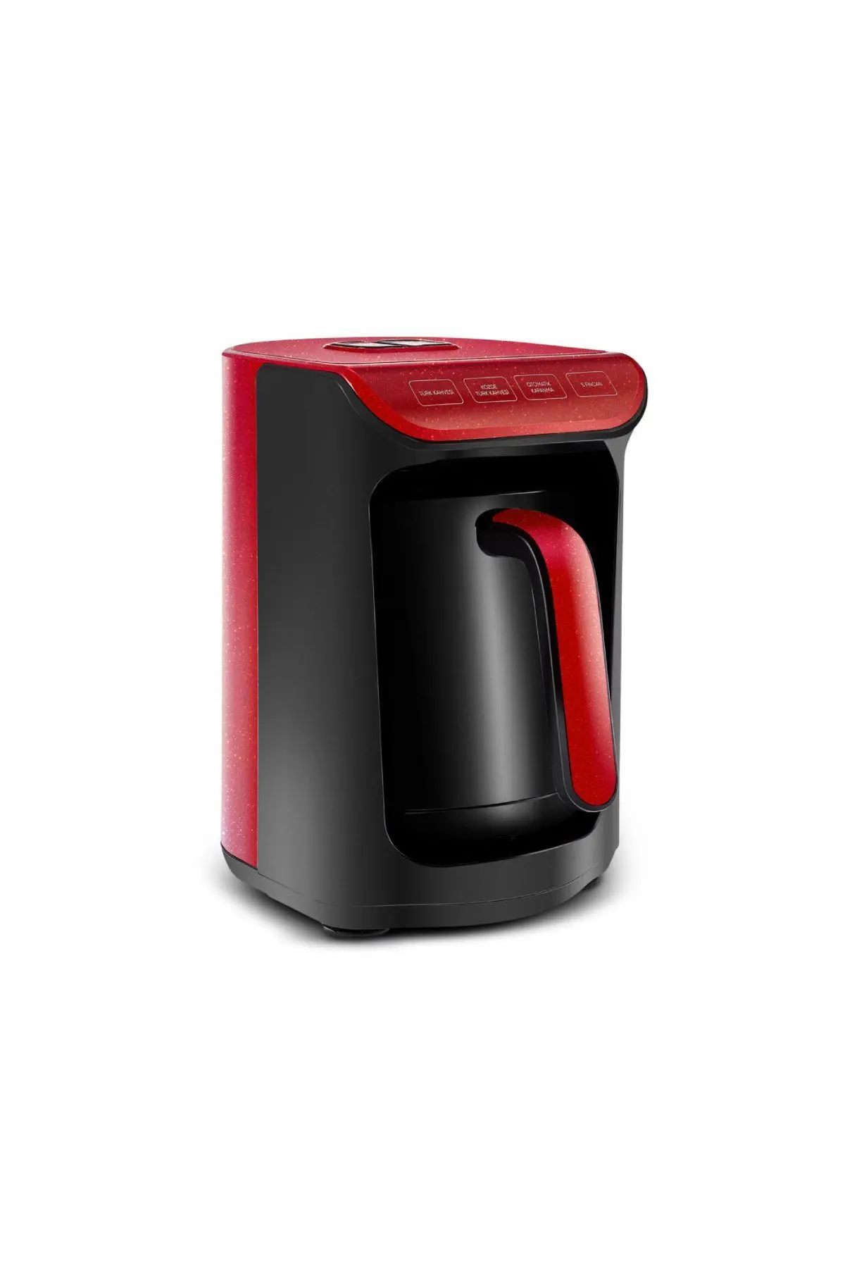 Hatır Közde Türk Kahvesi ve Türk Kahve Makinesi Rouge Red 5 Fincan Kapasiteli Bol Köpüklü