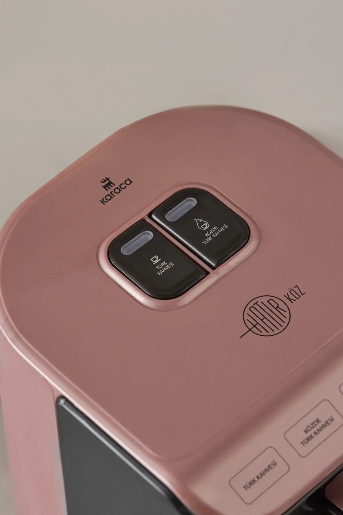 Hatır Közde Türk Kahvesi ve Türk Kahve Makinesi Rosegold 5 Fincan Kapasiteli Bol Köpüklü