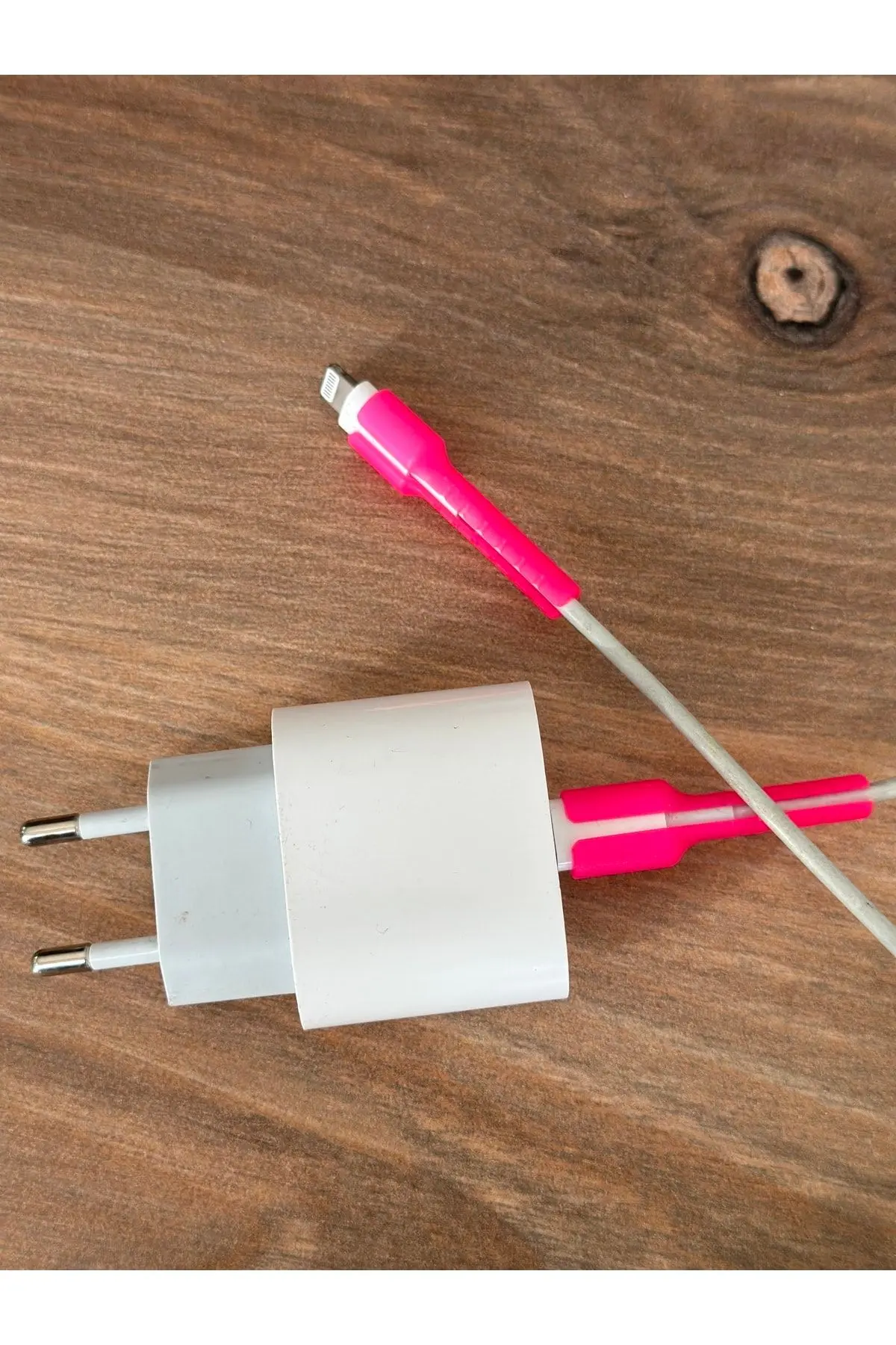 Aksesuar Kablo Koruyucu Çift Taraflı Apple Yeni Nesil Kablo (Type-C to Lightining) İle Uyumlu (Pe