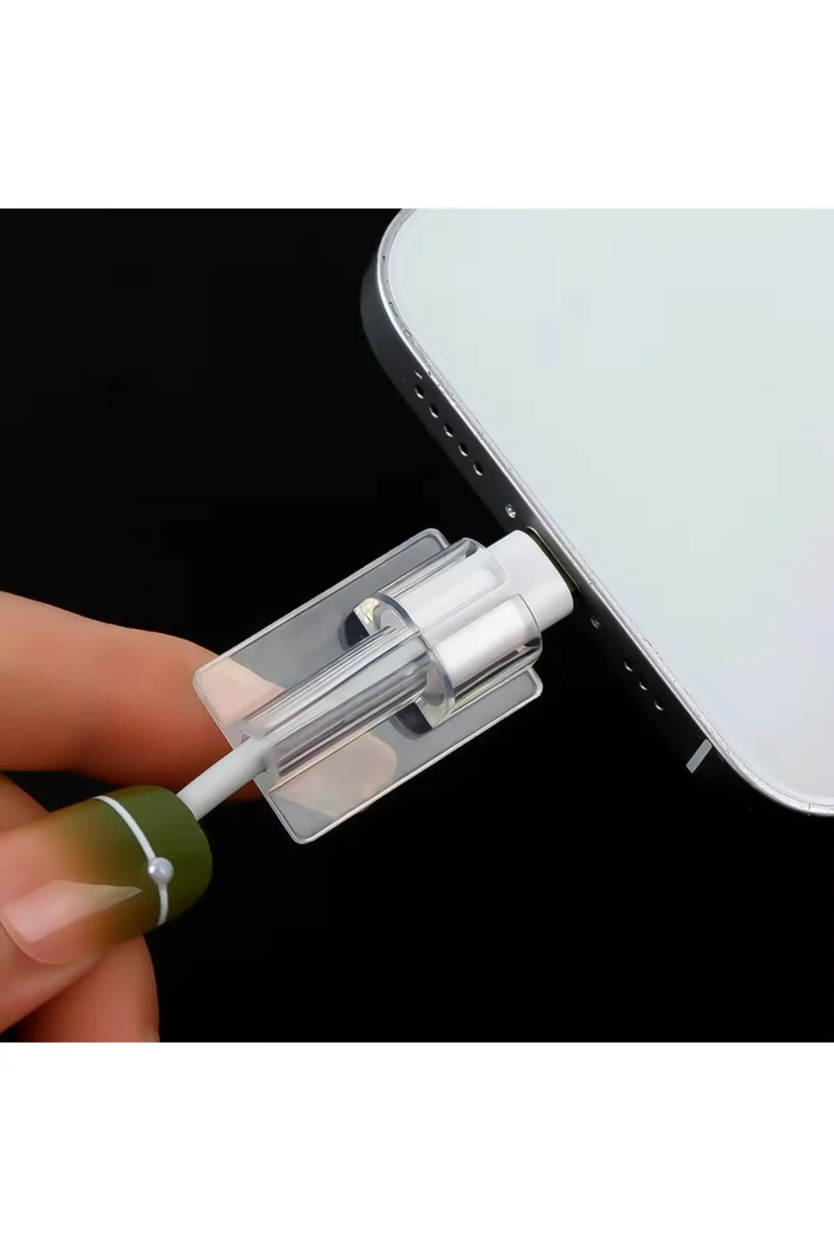 Yeni Nesil Type-C (Apple - Huawei - Samsung - Xiaomi) Uyumlu Yumuşak Silikon Kablo Koruyucu