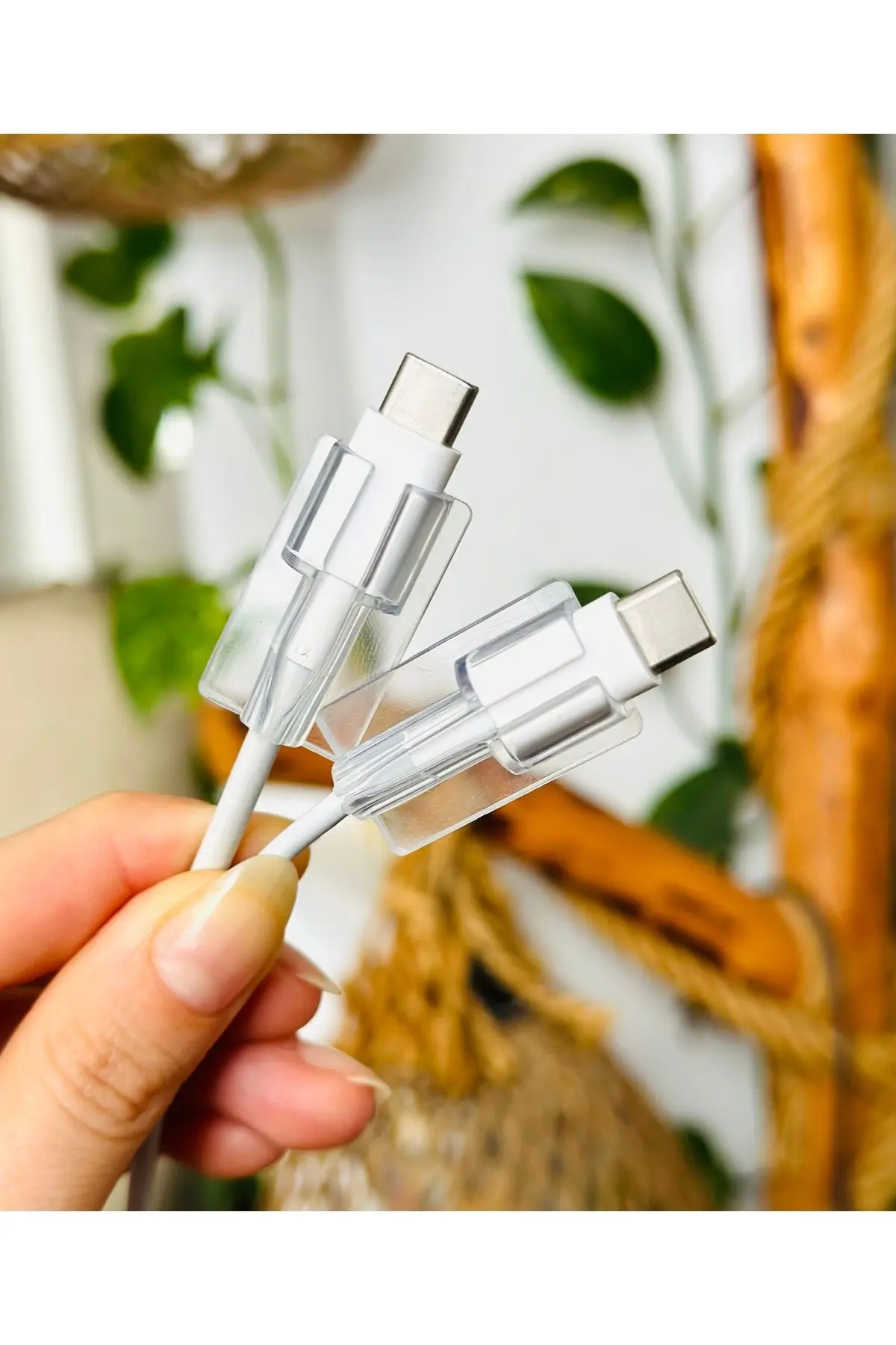 Yeni Nesil Type-C (Apple - Huawei - Samsung - Xiaomi) Uyumlu Yumuşak Silikon Kablo Koruyucu