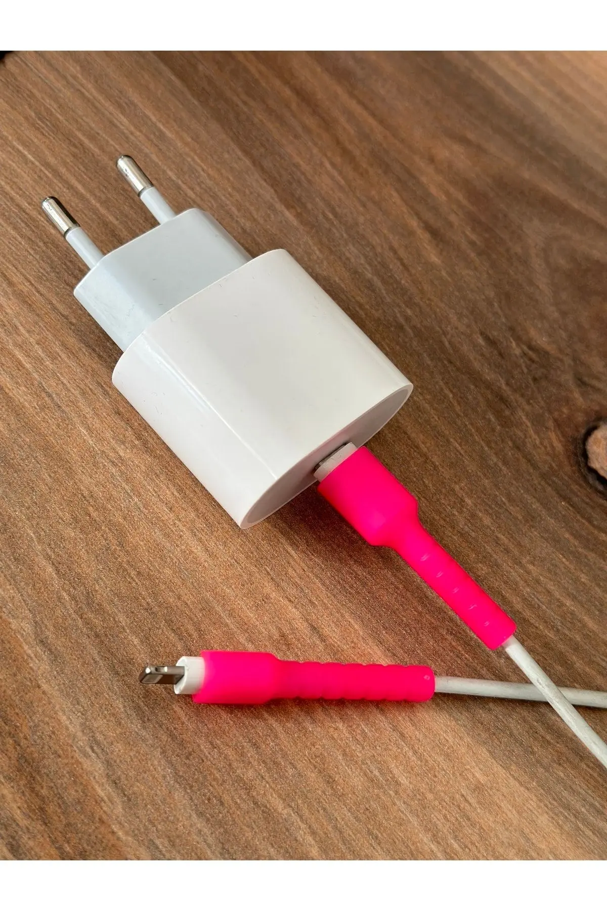 Aksesuar Kablo Koruyucu Çift Taraflı Apple Yeni Nesil Kablo (Type-C to Lightining) İle Uyumlu (Pe