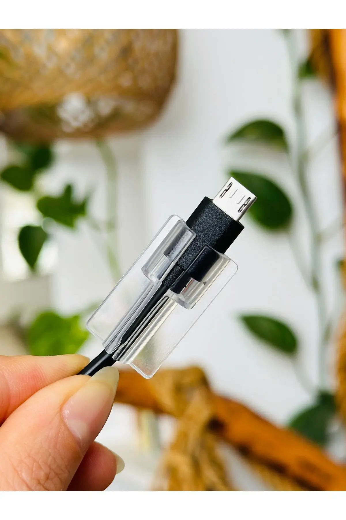 Yeni Nesil Type-C (Apple - Huawei - Samsung - Xiaomi) Uyumlu Yumuşak Silikon Kablo Koruyucu