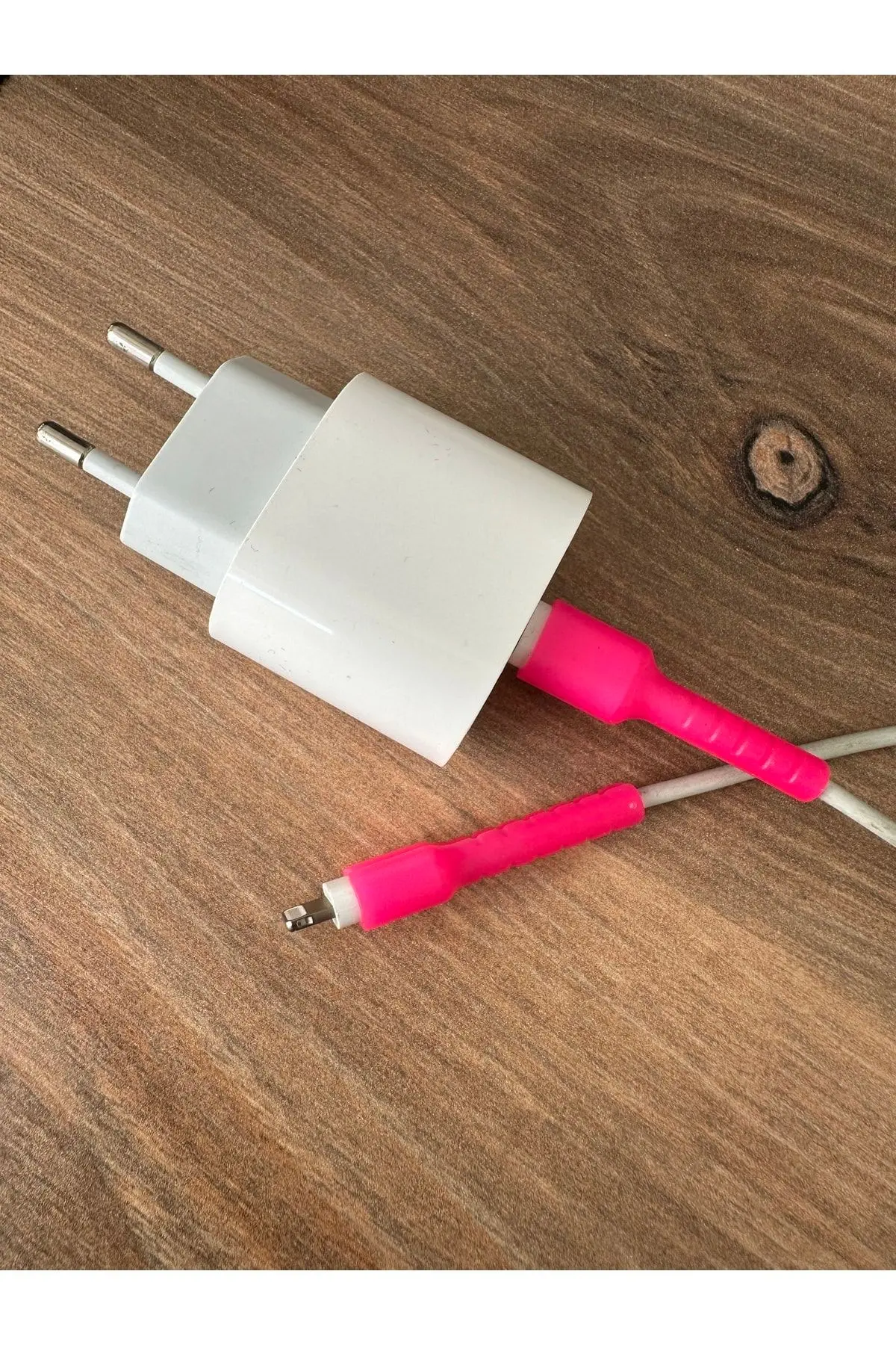 Aksesuar Kablo Koruyucu Çift Taraflı Apple Yeni Nesil Kablo (Type-C to Lightining) İle Uyumlu (Pe