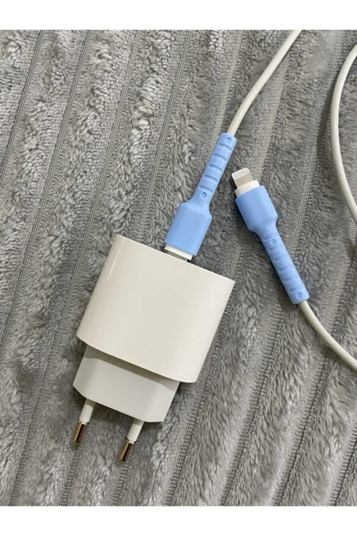 Go Aksesuar Kablo Koruyucu Çift Taraflı Apple Yeni Nesil Kablo (type-c To Lightining) Uyumlu