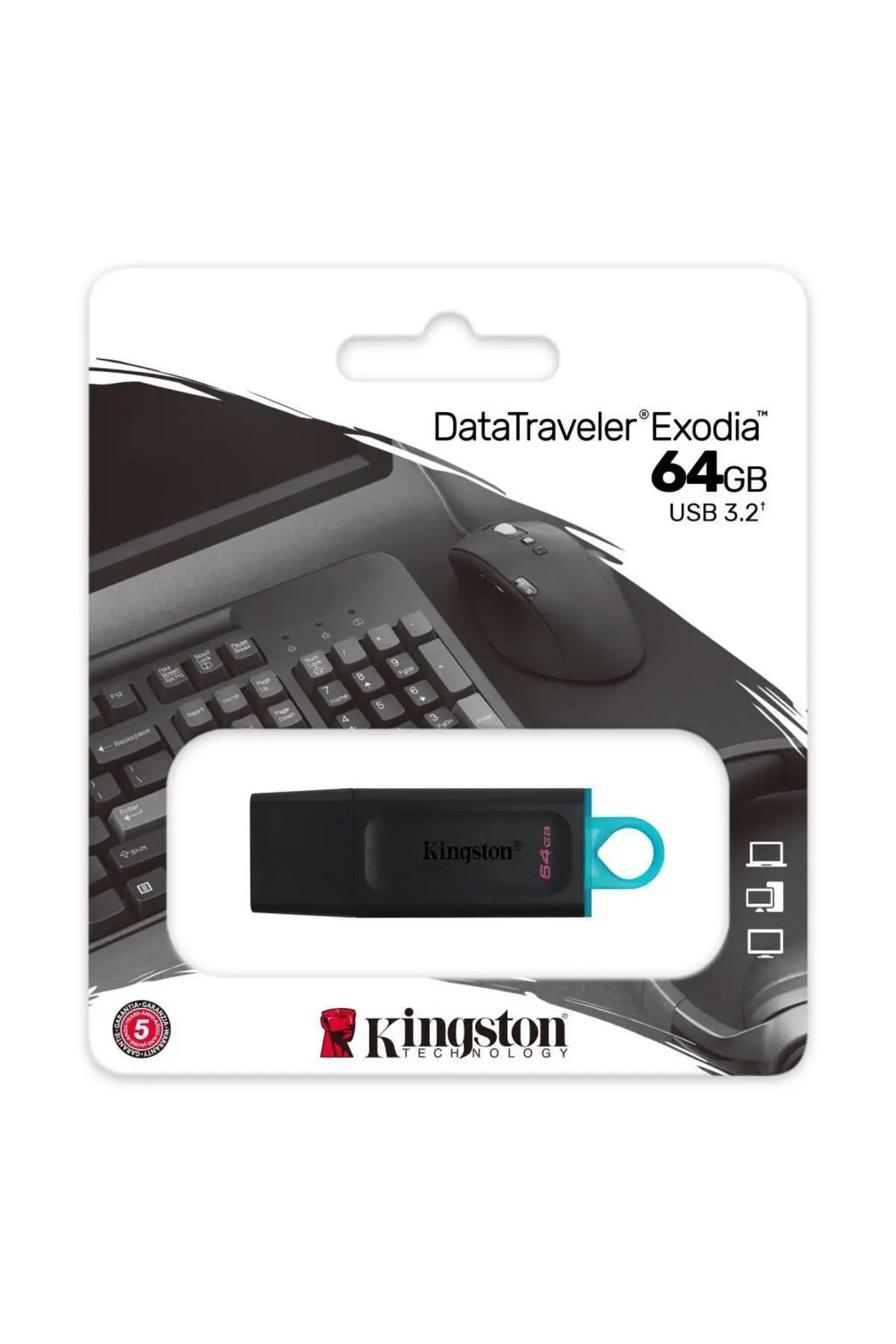 Dtx 64gb Usb 3.2 Gen.1 Datatraveler Exodia Flash Bellek Dtx/64