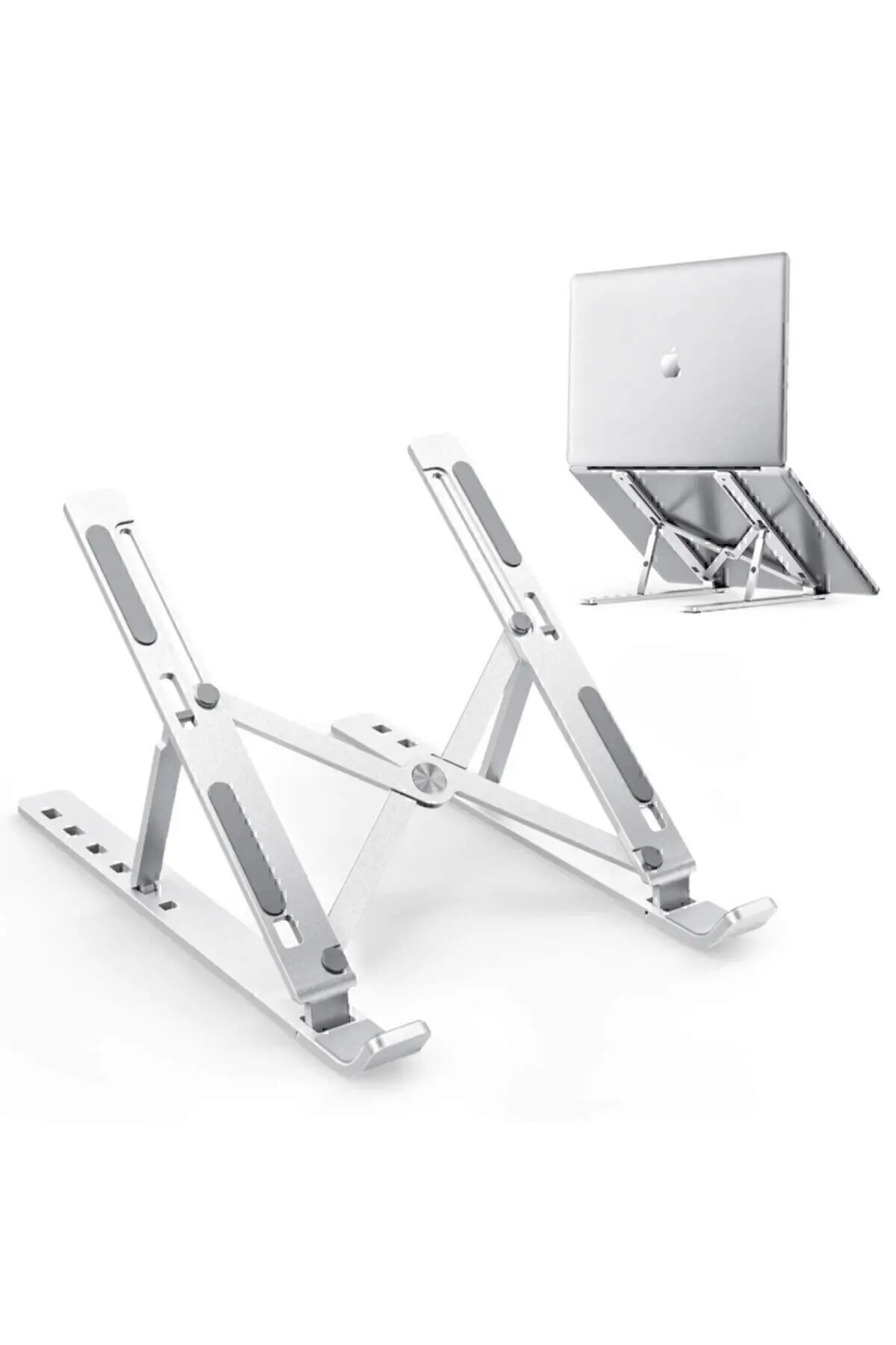 Aliminyum Ayarlı Laptop Macbook Notebook Güncel Yükseltici Tutucu