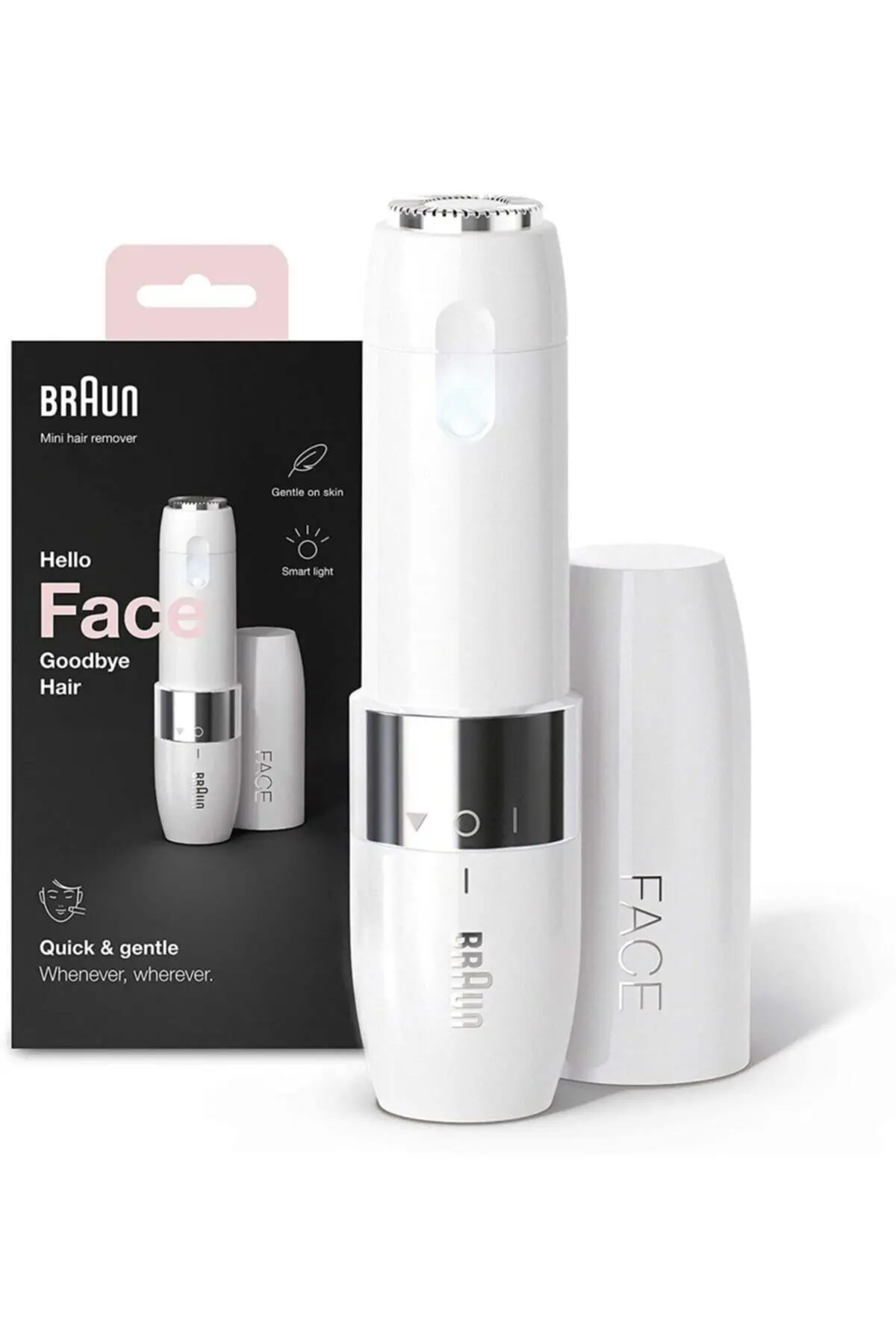 Braun Fs1000 Mini Tüy Alma Makinesi Pil Ve Temizleme Fırçası, Seyahat Boy, Kablosuz Kullanım