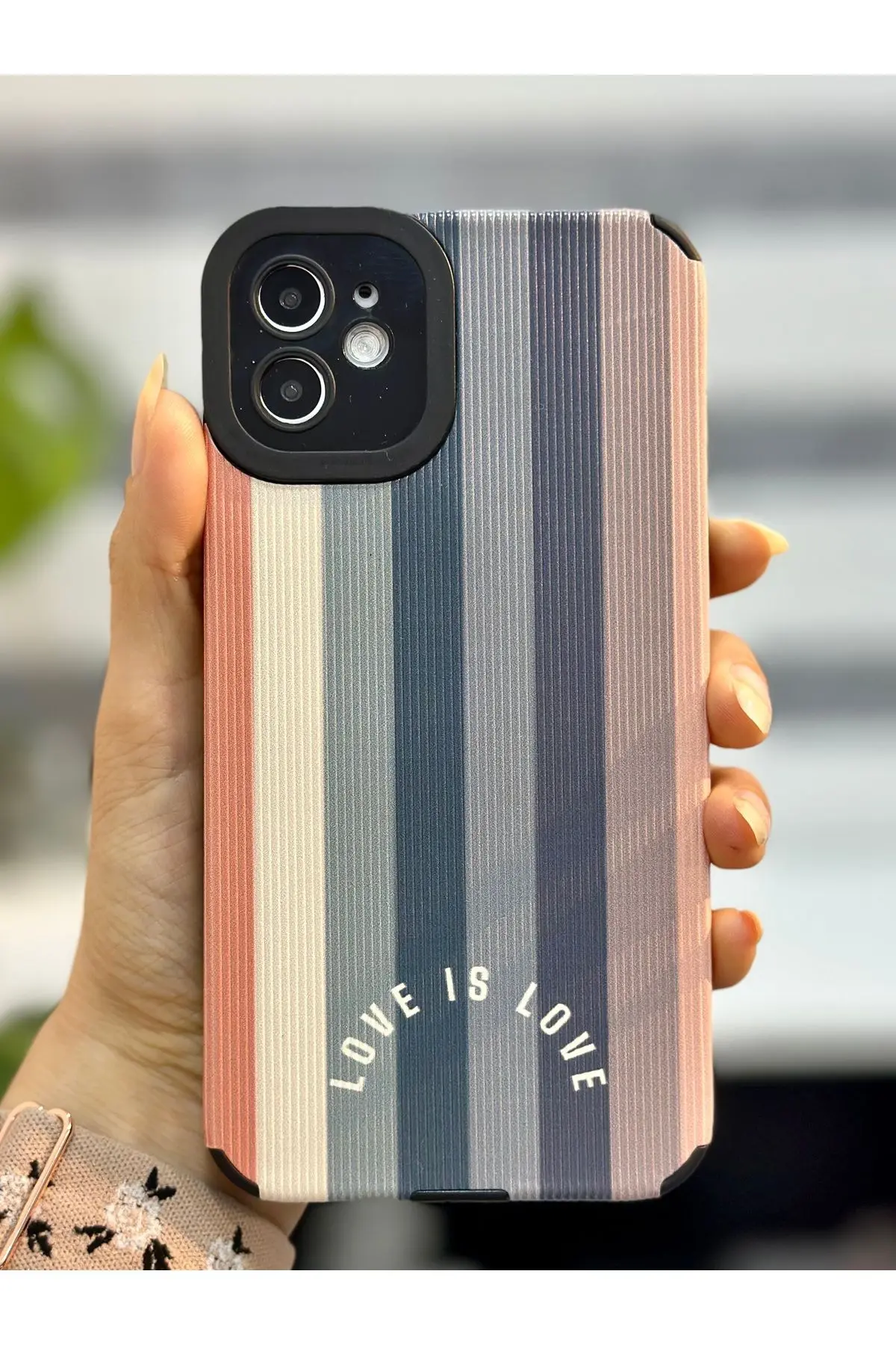 Go Aksesuar Iphone 11 Uyumlu Kaplama Tasarımlı Yumuşak Silikon Kamera Korumalı Kılıf