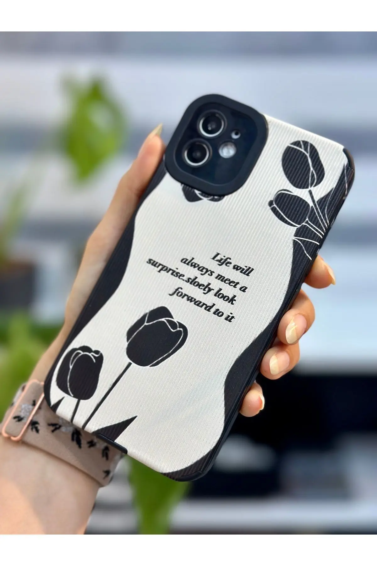 Iphone 11 Uyumlu Kaplama Tasarımlı Yumuşak Silikon Kamera Korumalı Kılıf