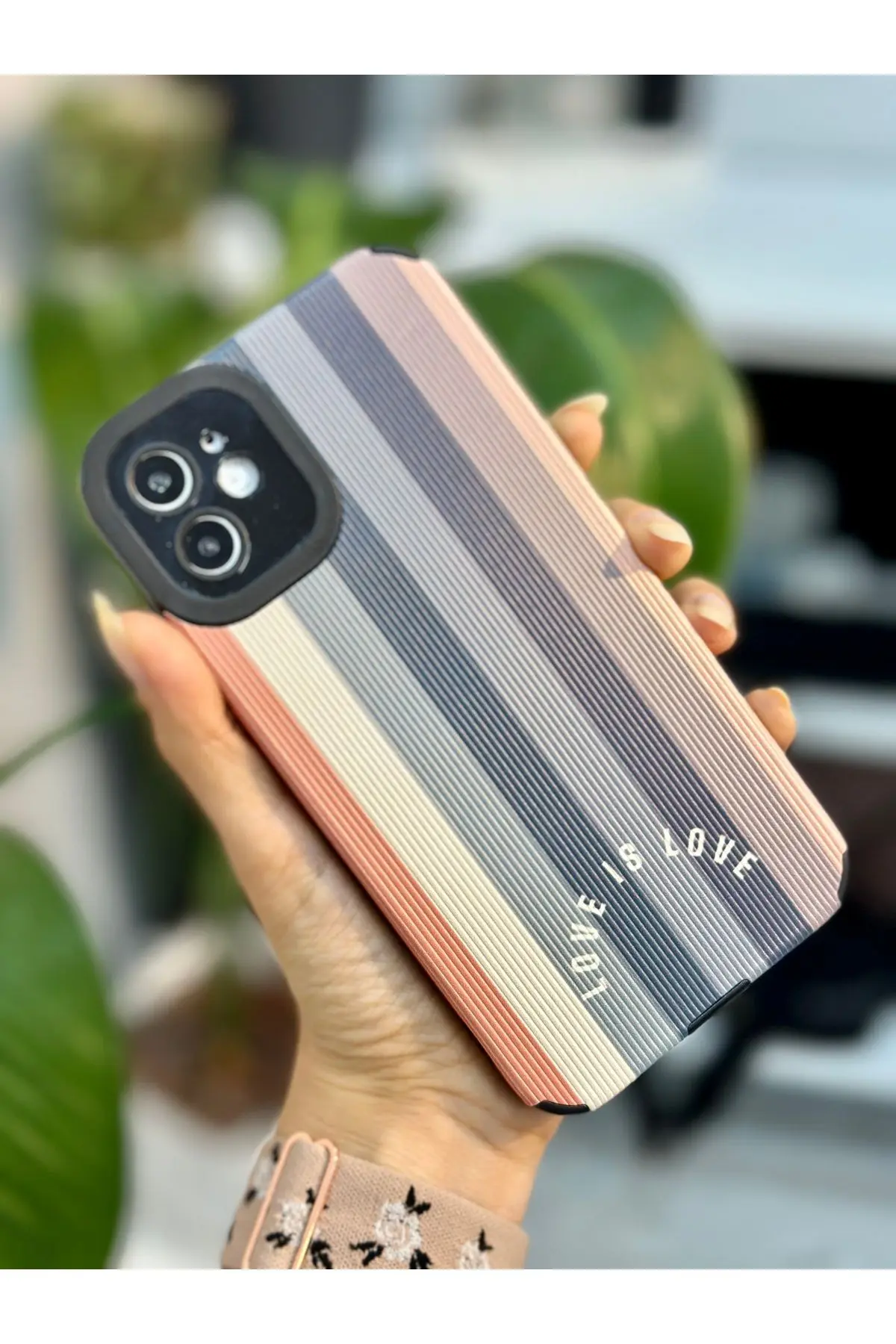 Iphone 11 Uyumlu Kaplama Tasarımlı Yumuşak Silikon Kamera Korumalı Kılıf